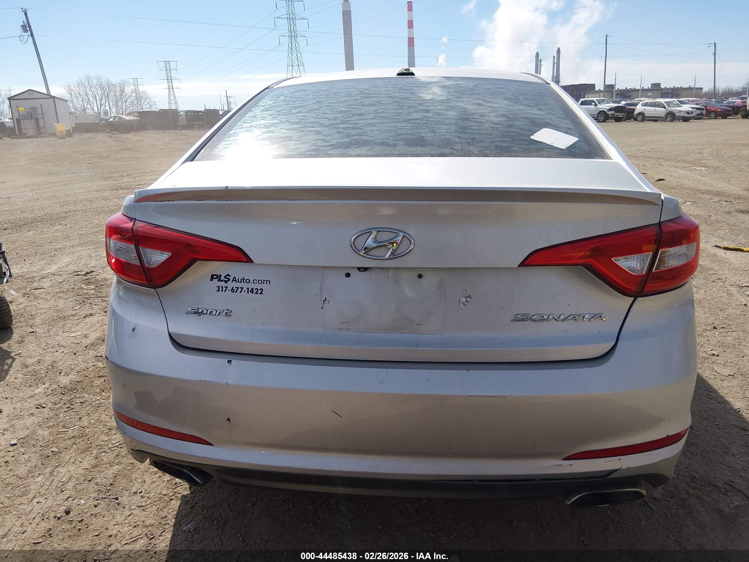 2015 Hyundai Sonata Sport Silver vin: 5NPE34AF2FH066472