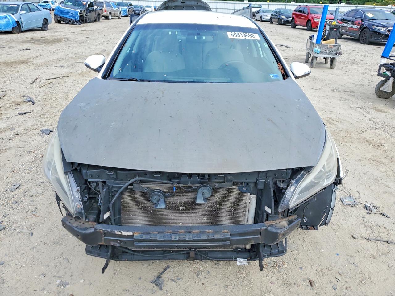 2015 Hyundai Sonata Sport White vin: 5NPE34AF2FH069016