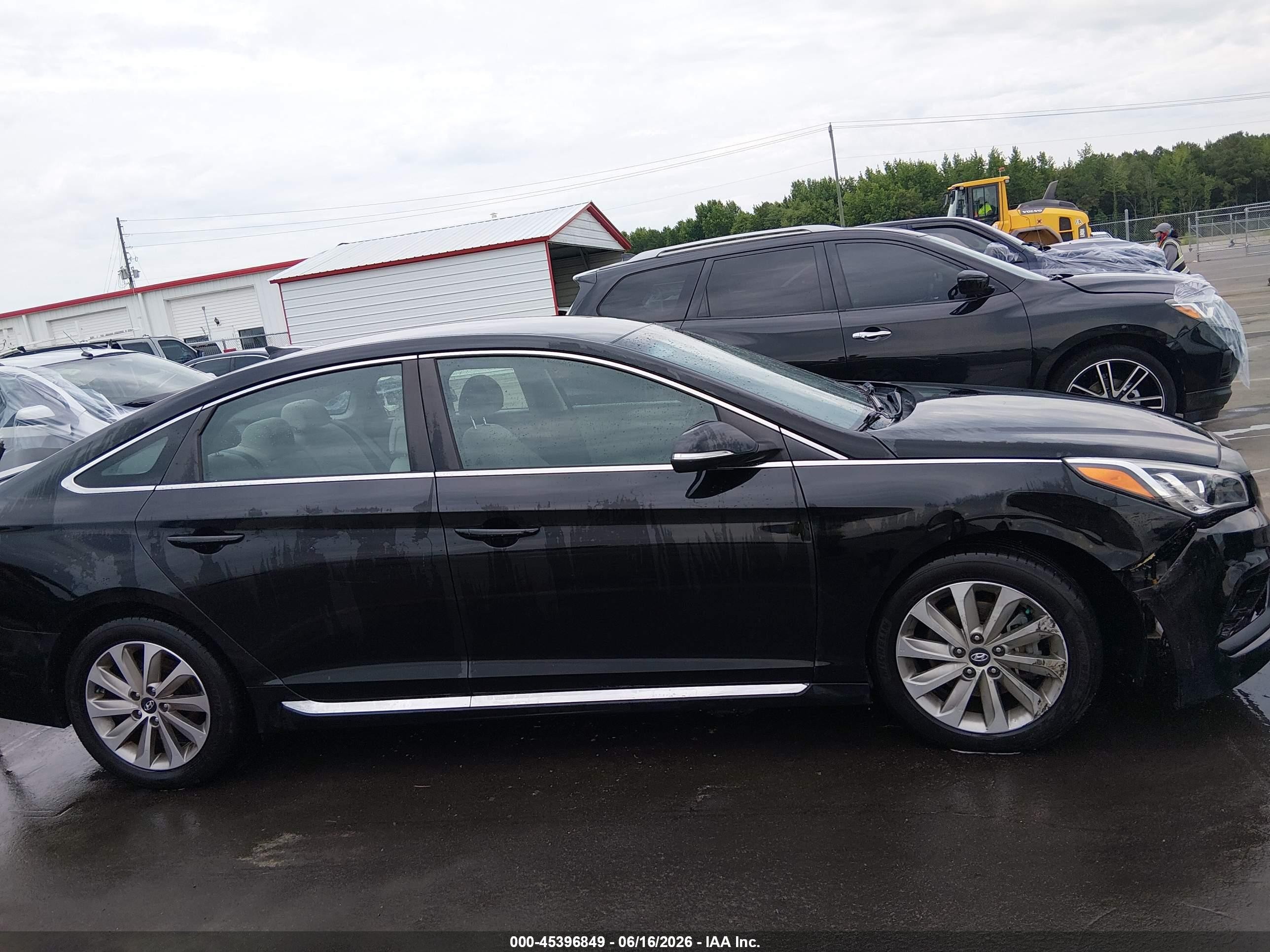 2015 Hyundai Sonata Sport Black vin: 5NPE34AF2FH072496