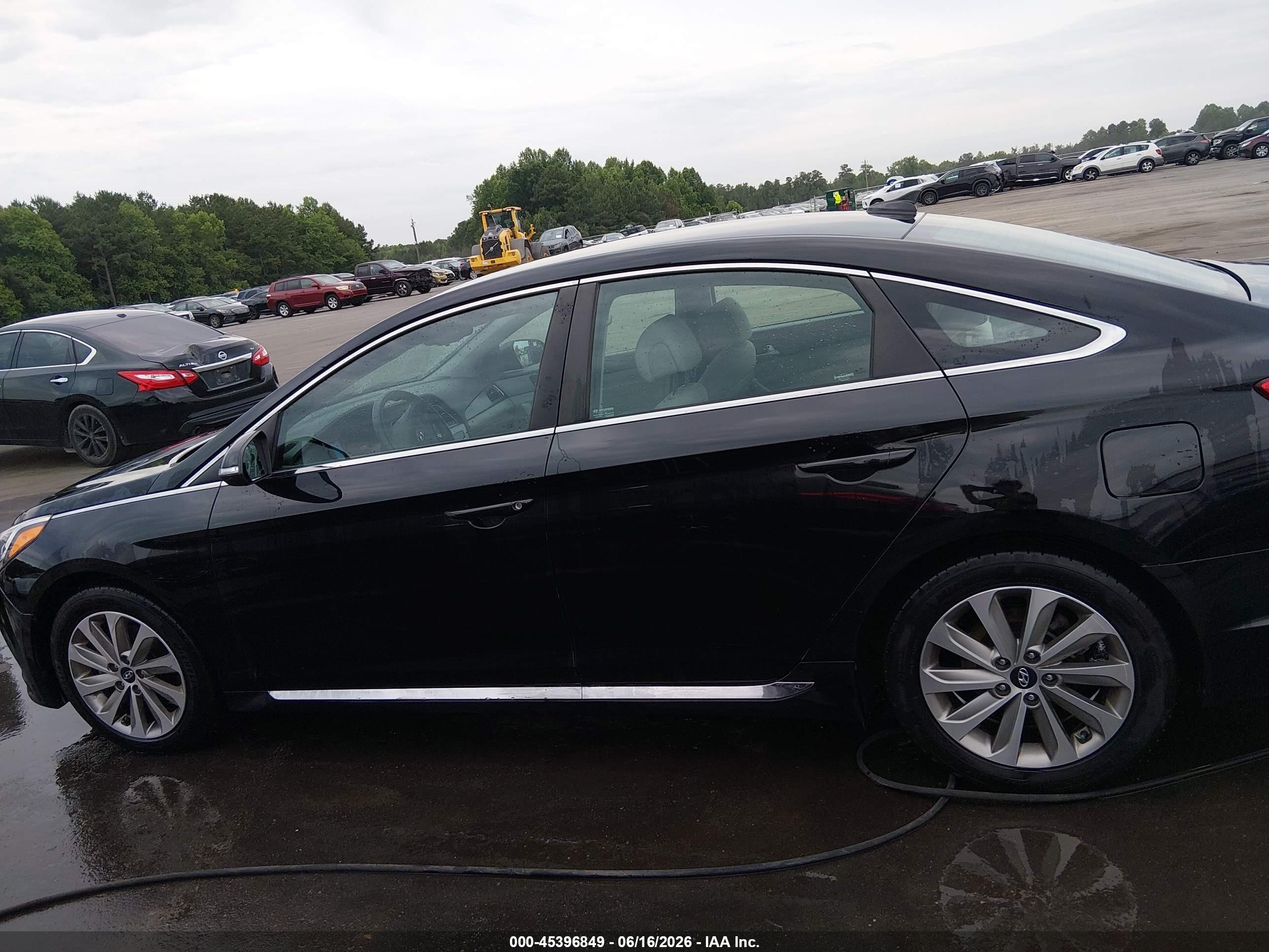 2015 Hyundai Sonata Sport Black vin: 5NPE34AF2FH072496