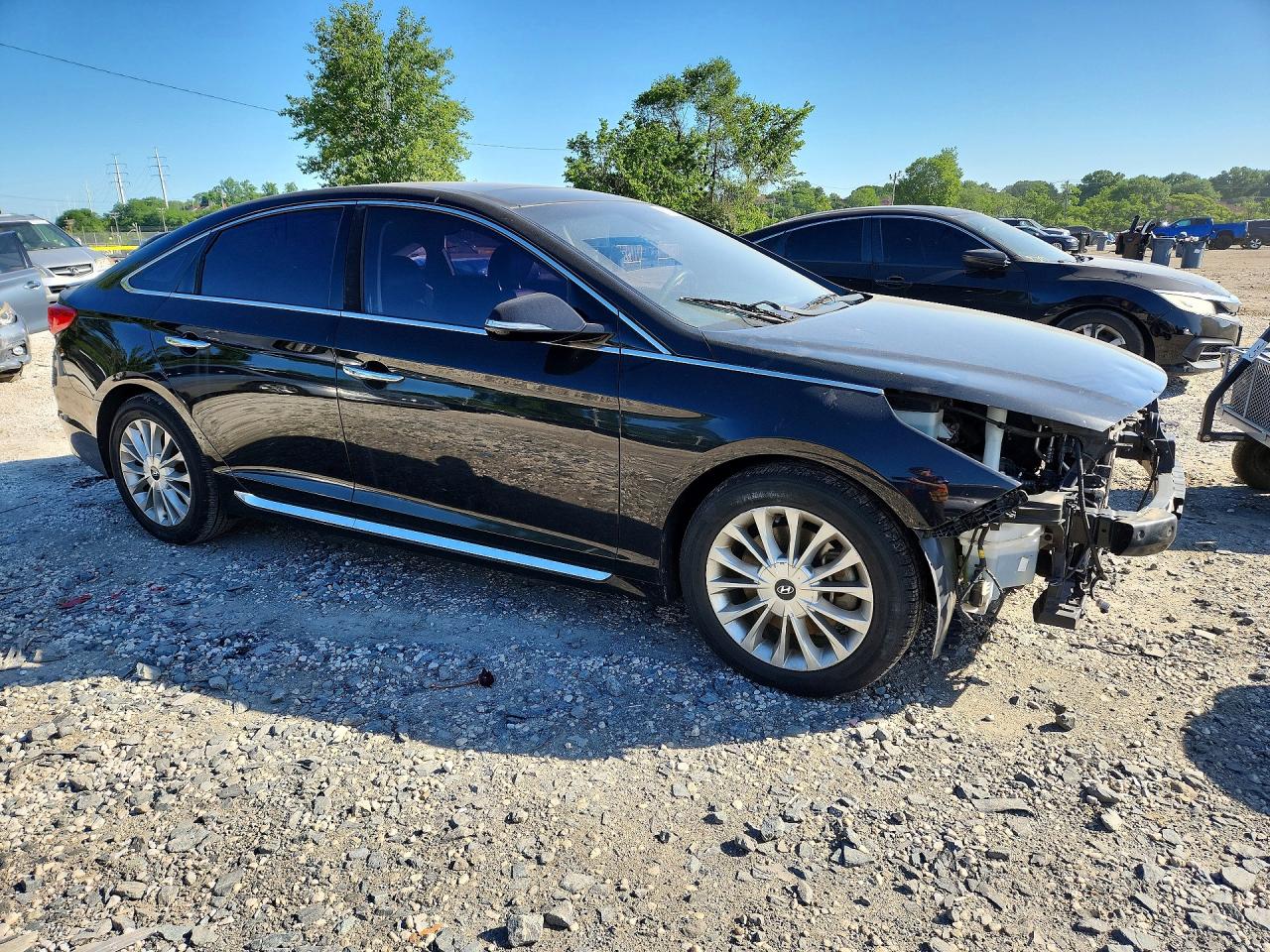 2015 Hyundai Sonata Limited Black vin: 5NPE34AF2FH073485