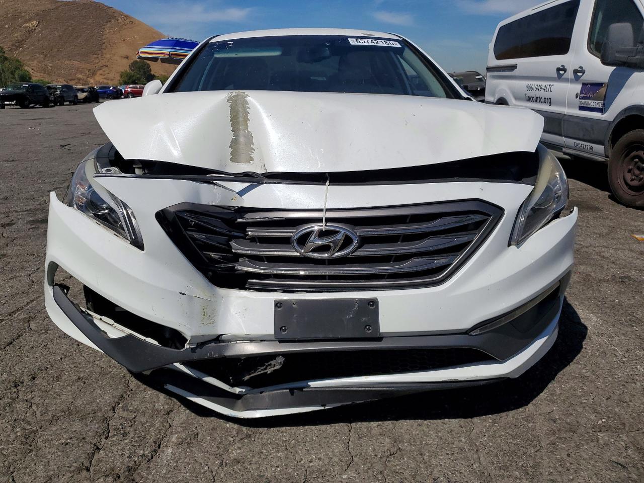 2015 Hyundai Sonata Sport White vin: 5NPE34AF2FH081005
