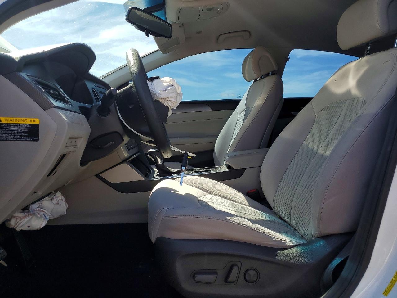 2015 Hyundai Sonata Sport White vin: 5NPE34AF2FH081005