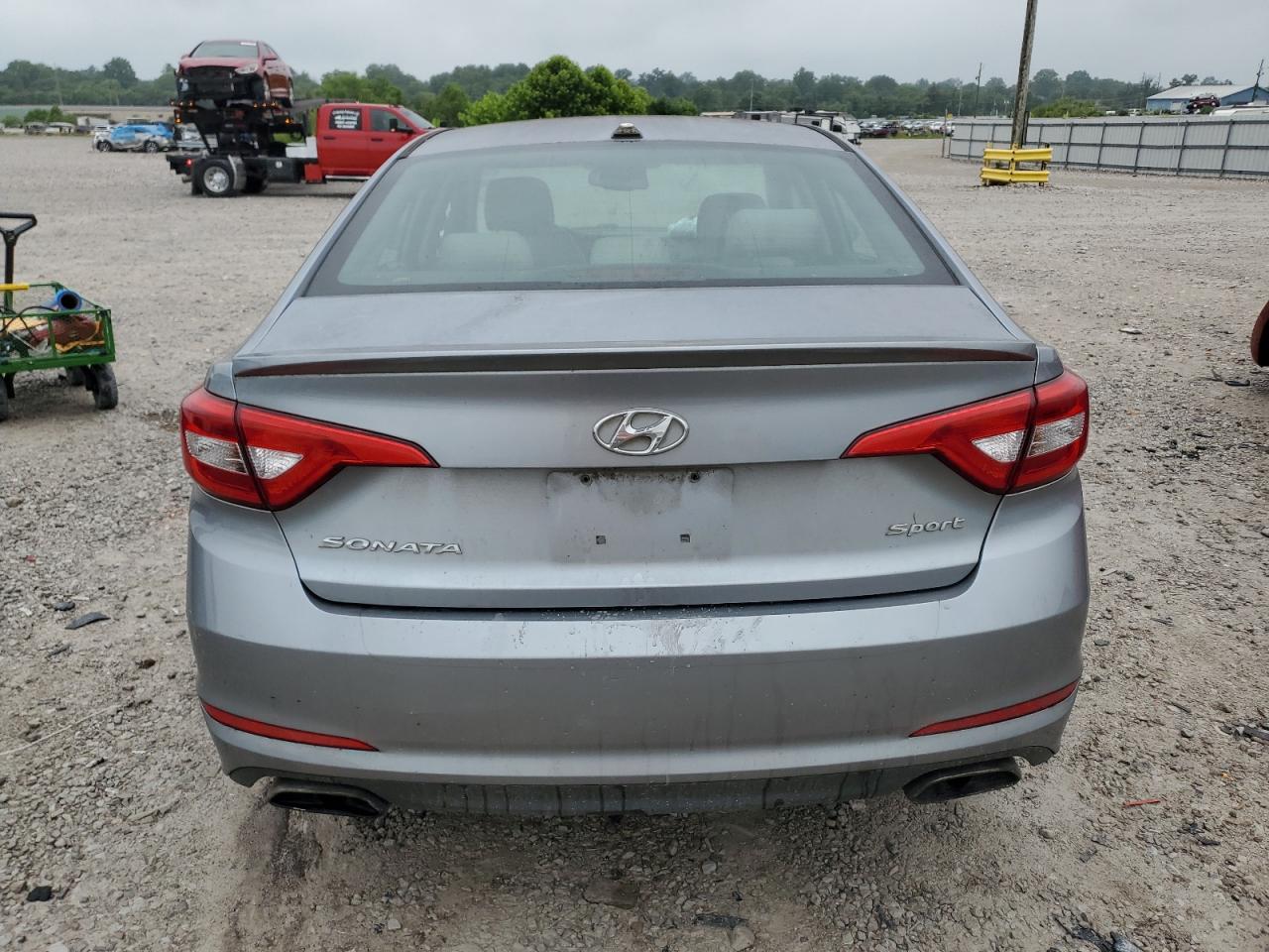 2015 Hyundai Sonata Sport Silver vin: 5NPE34AF2FH083725