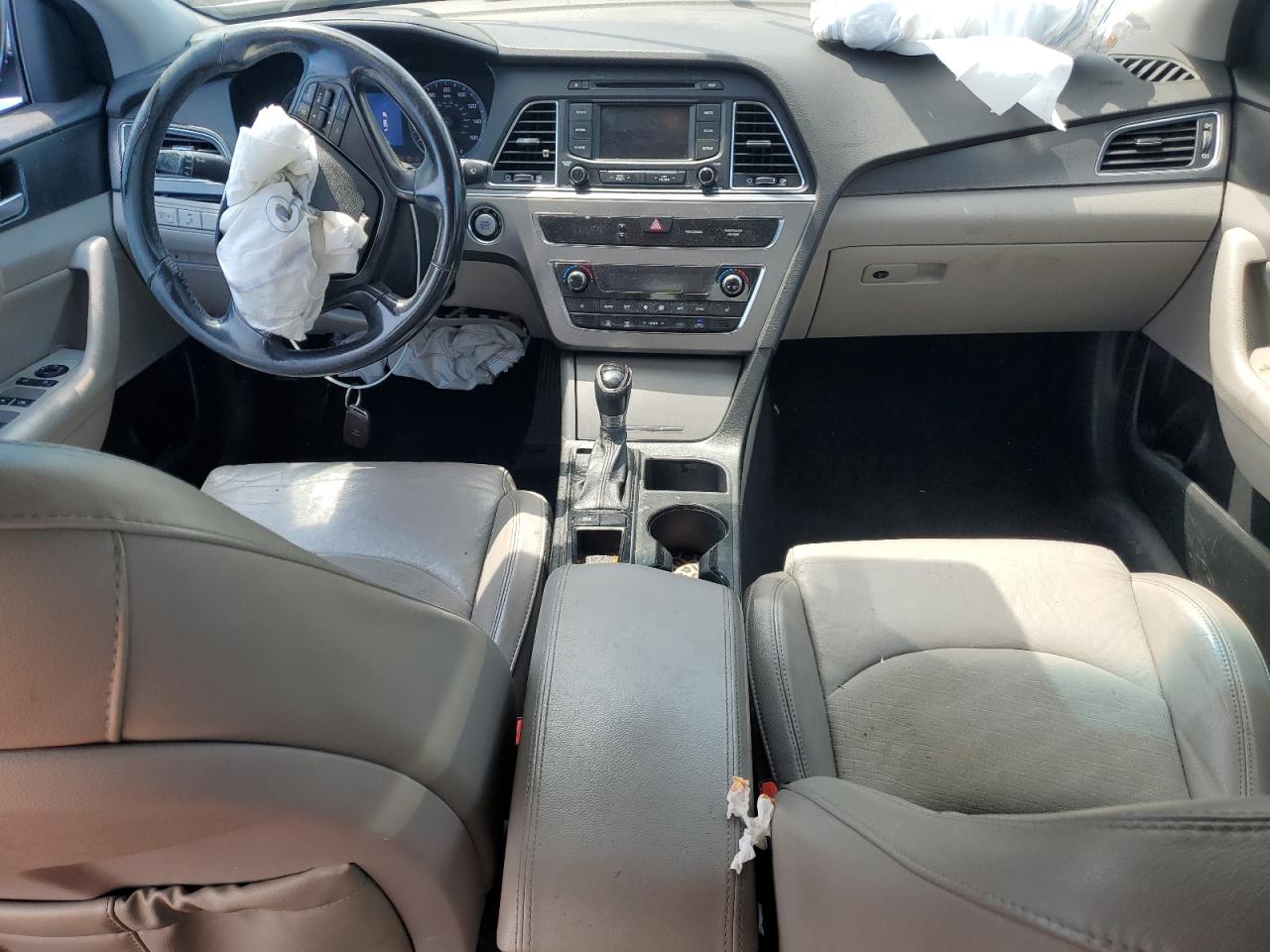 2015 Hyundai Sonata Sport Silver vin: 5NPE34AF2FH083725