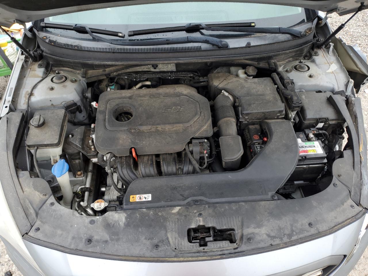 2015 Hyundai Sonata Sport Silver vin: 5NPE34AF2FH083725