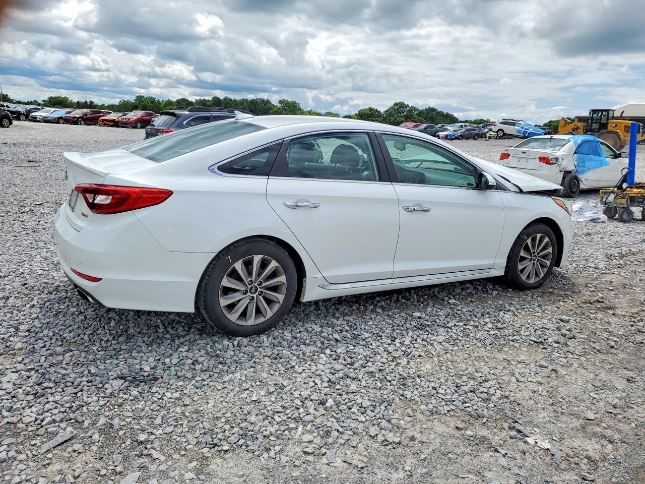 2015 Hyundai Sonata Sport Белый vin: 5NPE34AF2FH097737