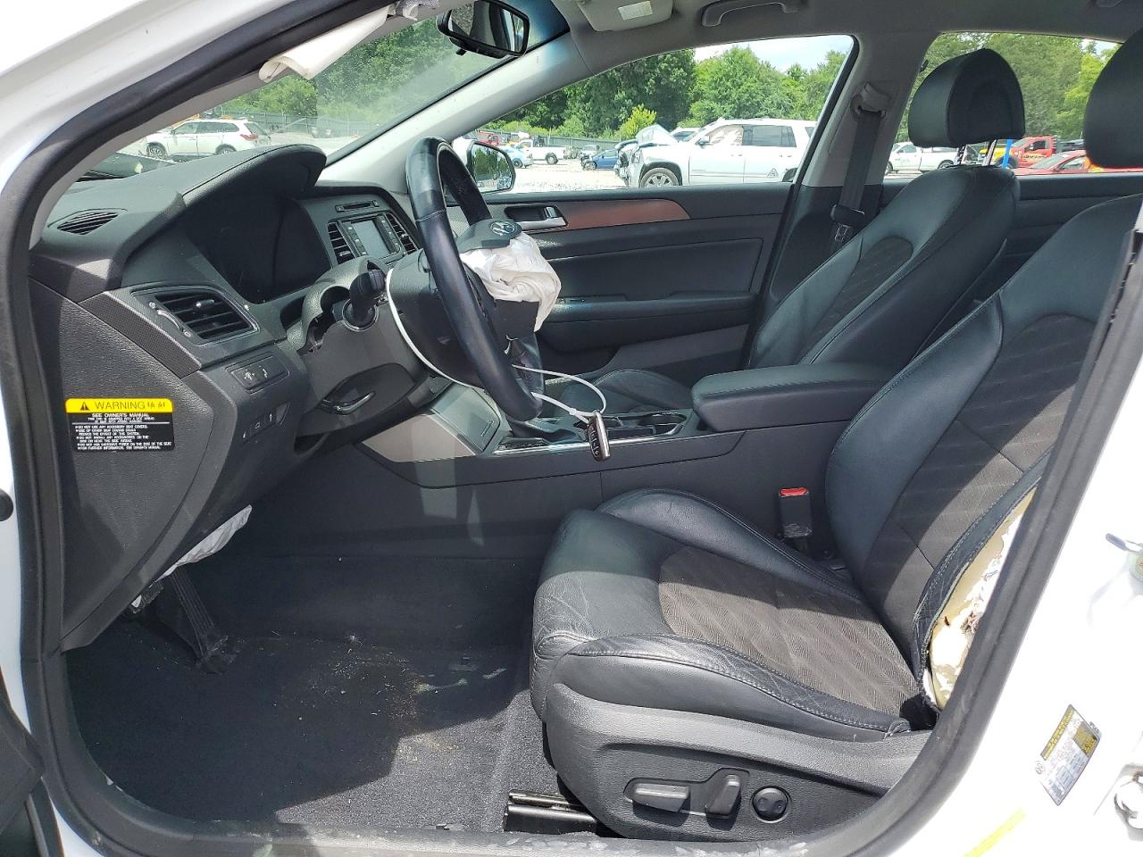 2015 Hyundai Sonata Sport Белый vin: 5NPE34AF2FH097737