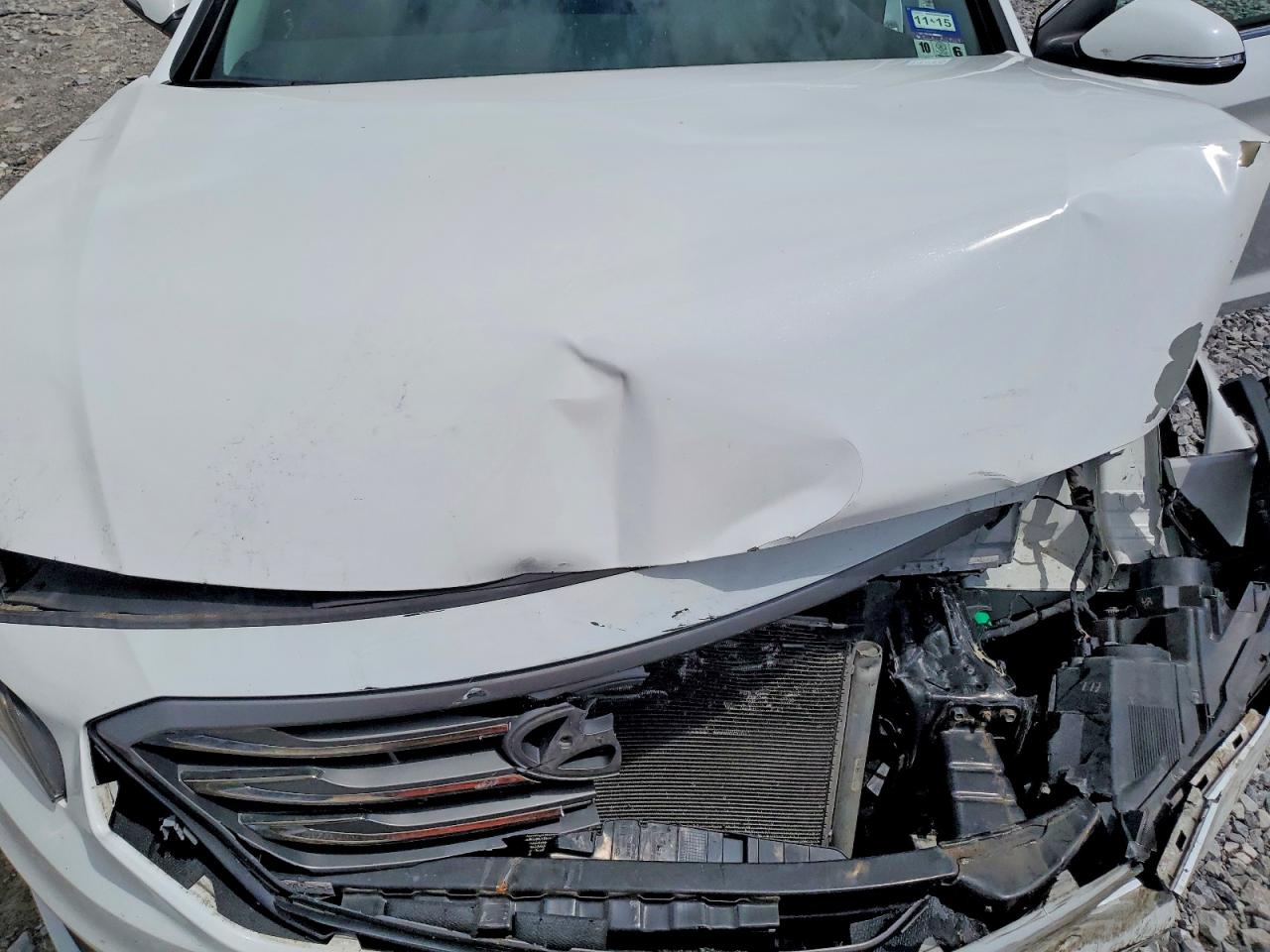 2015 Hyundai Sonata Sport Белый vin: 5NPE34AF2FH097737