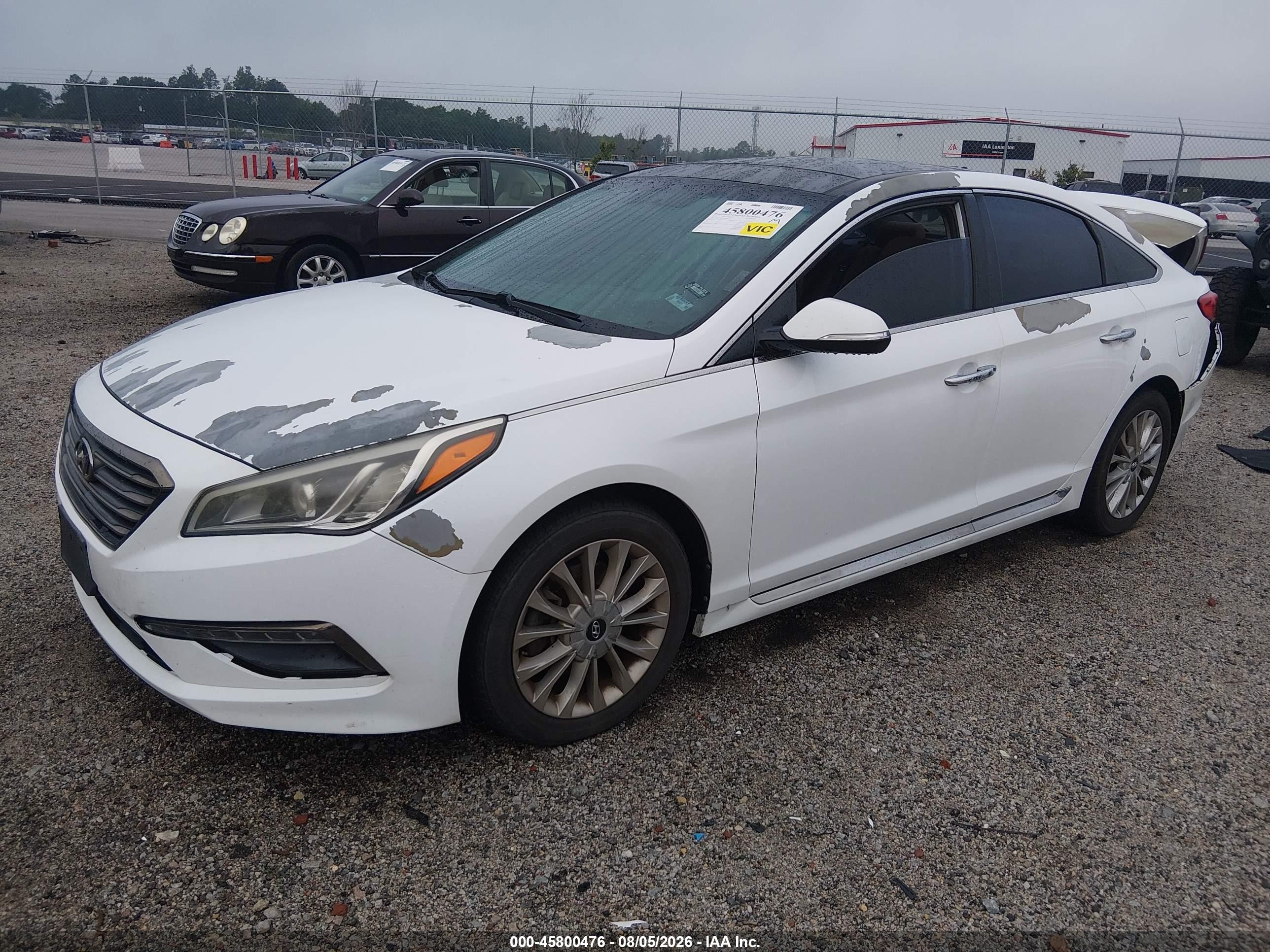 2015 Hyundai Sonata Limited White vin: 5NPE34AF2FH101155