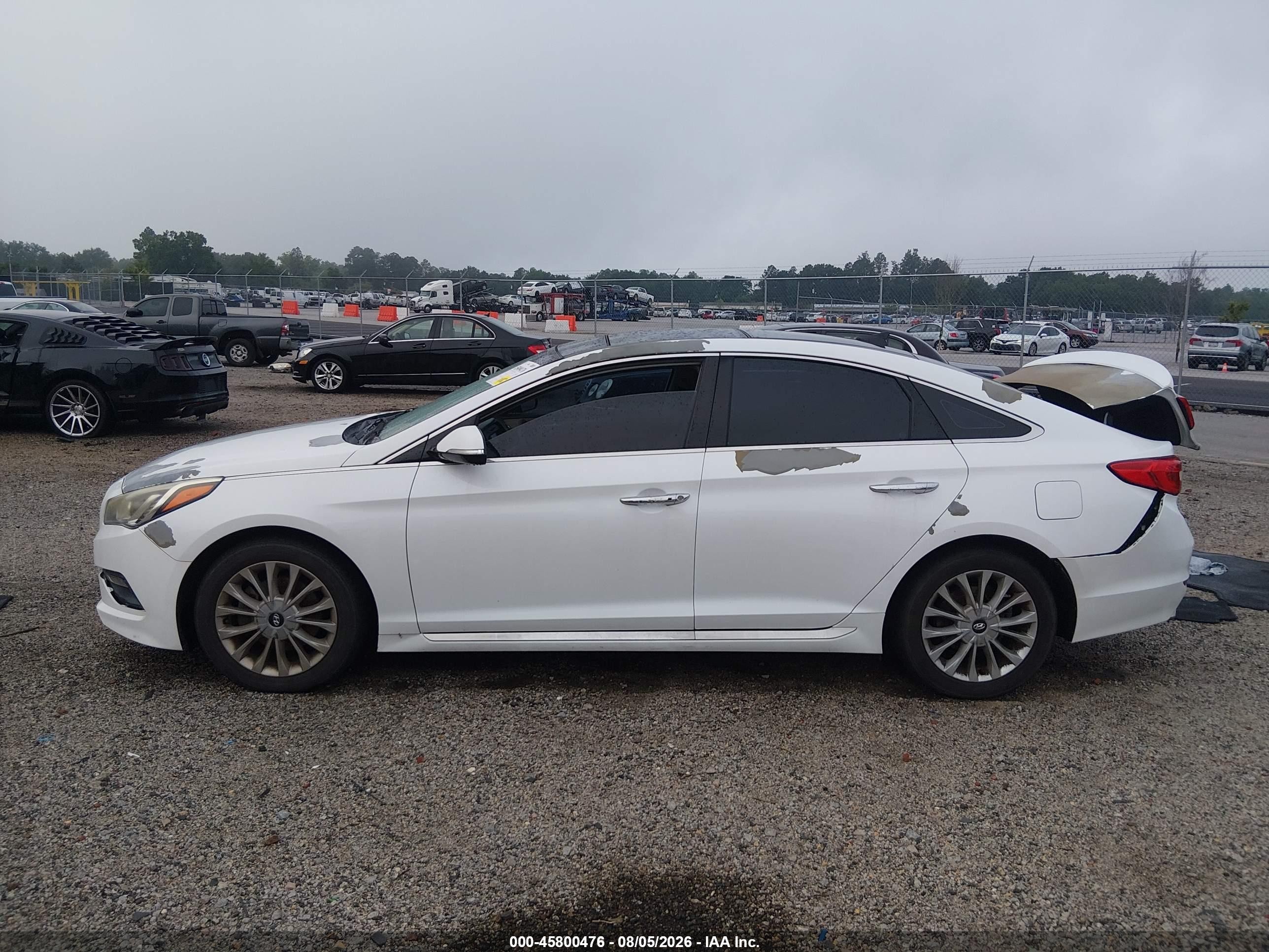 2015 Hyundai Sonata Limited White vin: 5NPE34AF2FH101155