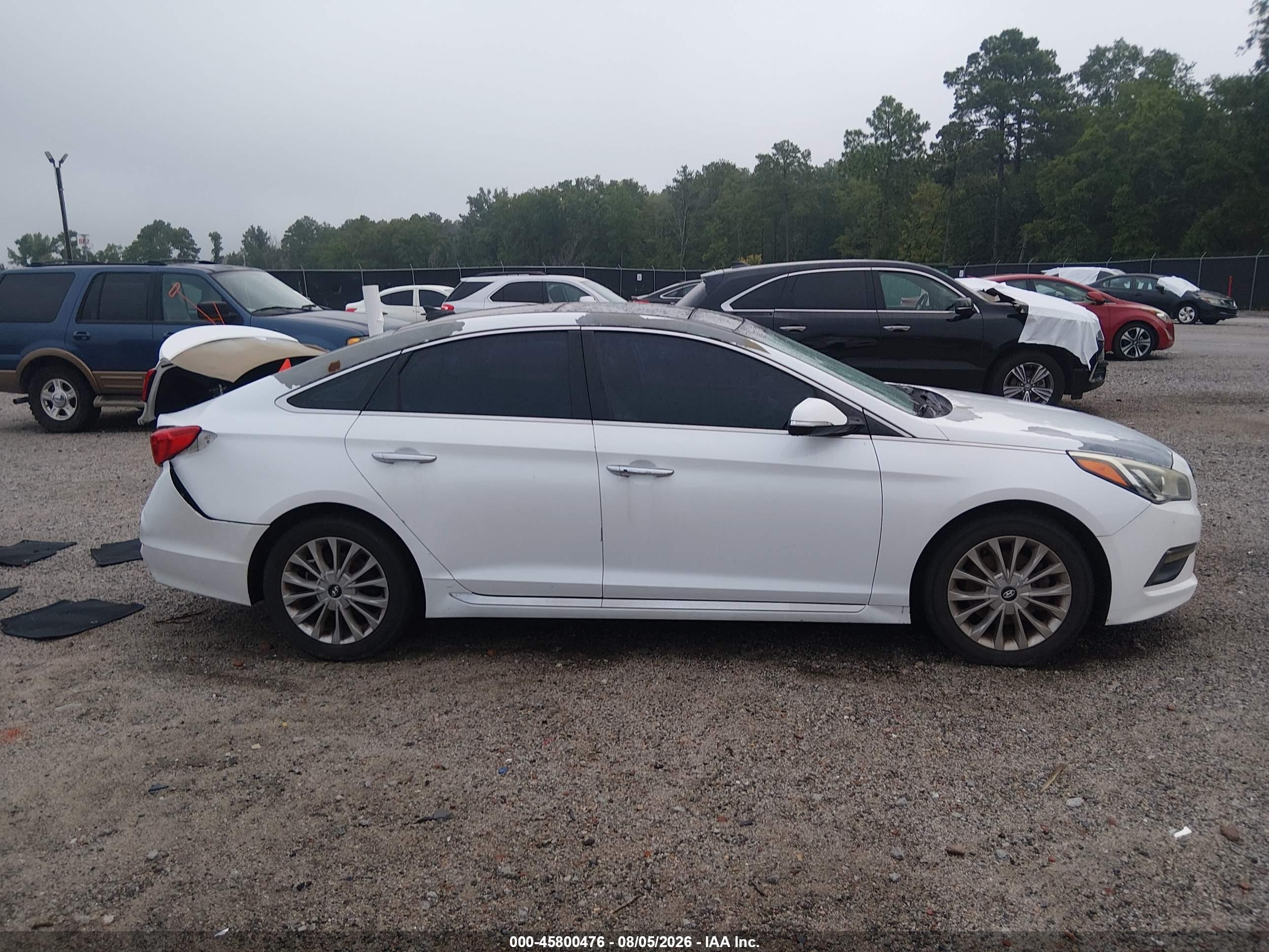 2015 Hyundai Sonata Limited White vin: 5NPE34AF2FH101155