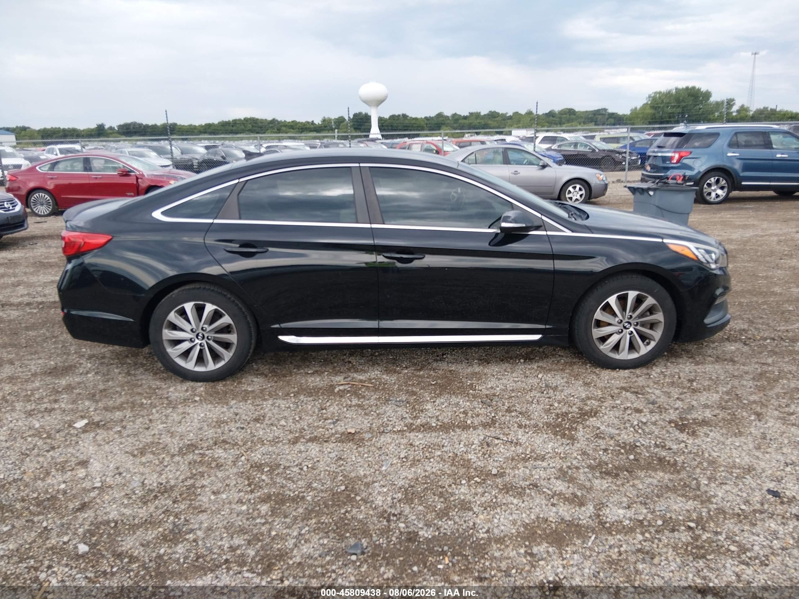 2015 Hyundai Sonata Sport Black vin: 5NPE34AF2FH102757