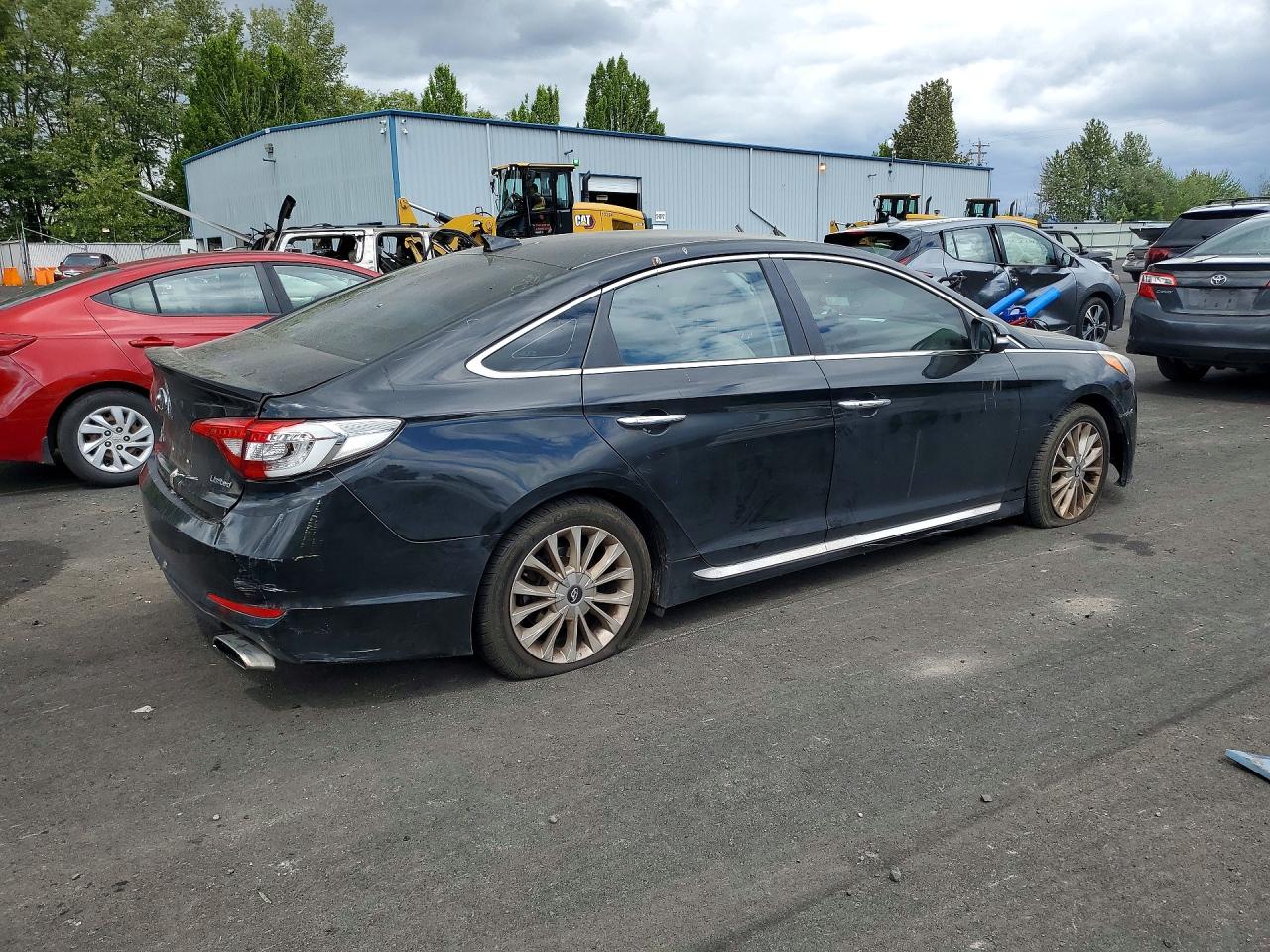 2015 Hyundai Sonata Limited Black vin: 5NPE34AF2FH126217