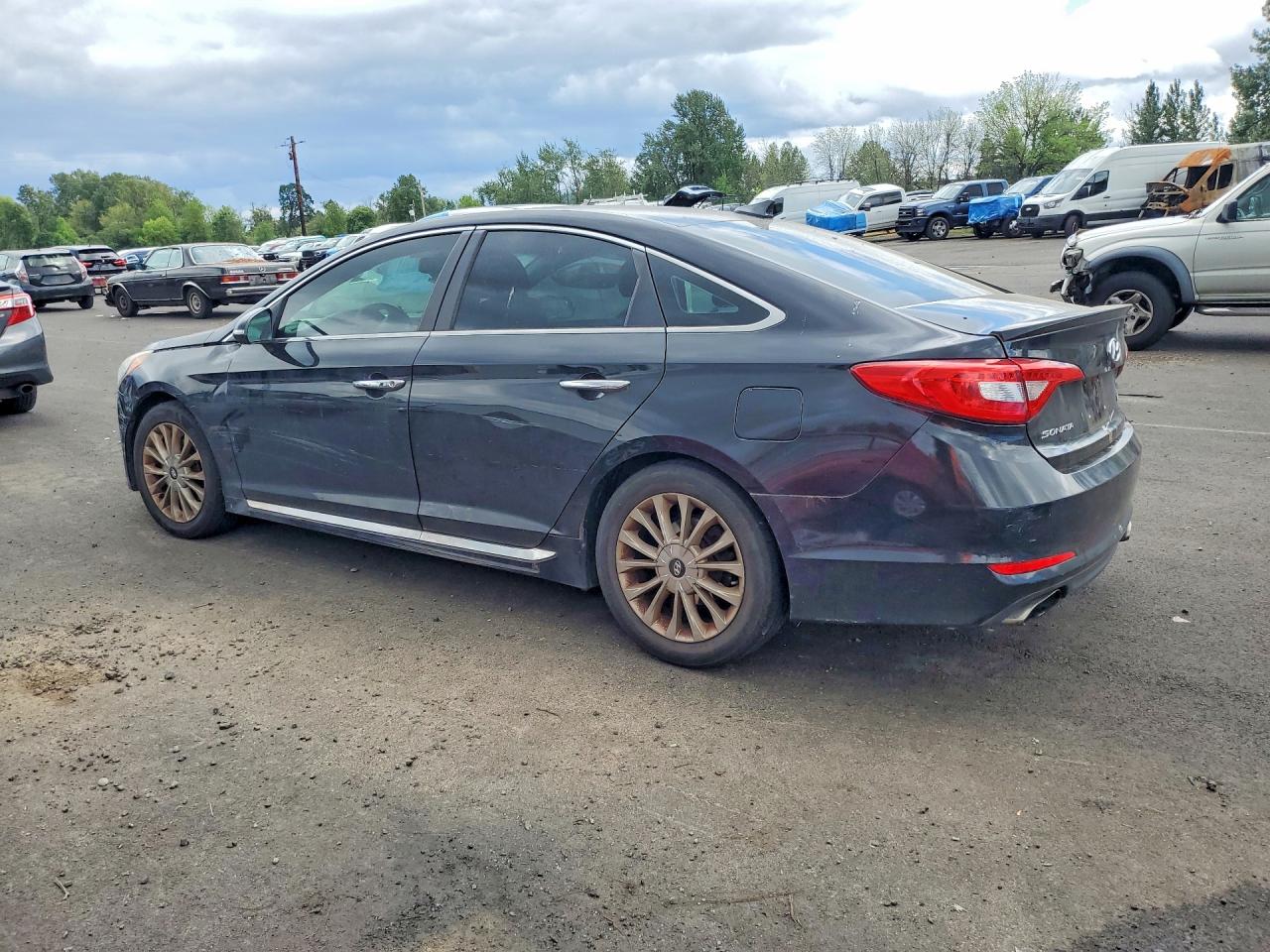 2015 Hyundai Sonata Limited Black vin: 5NPE34AF2FH126217