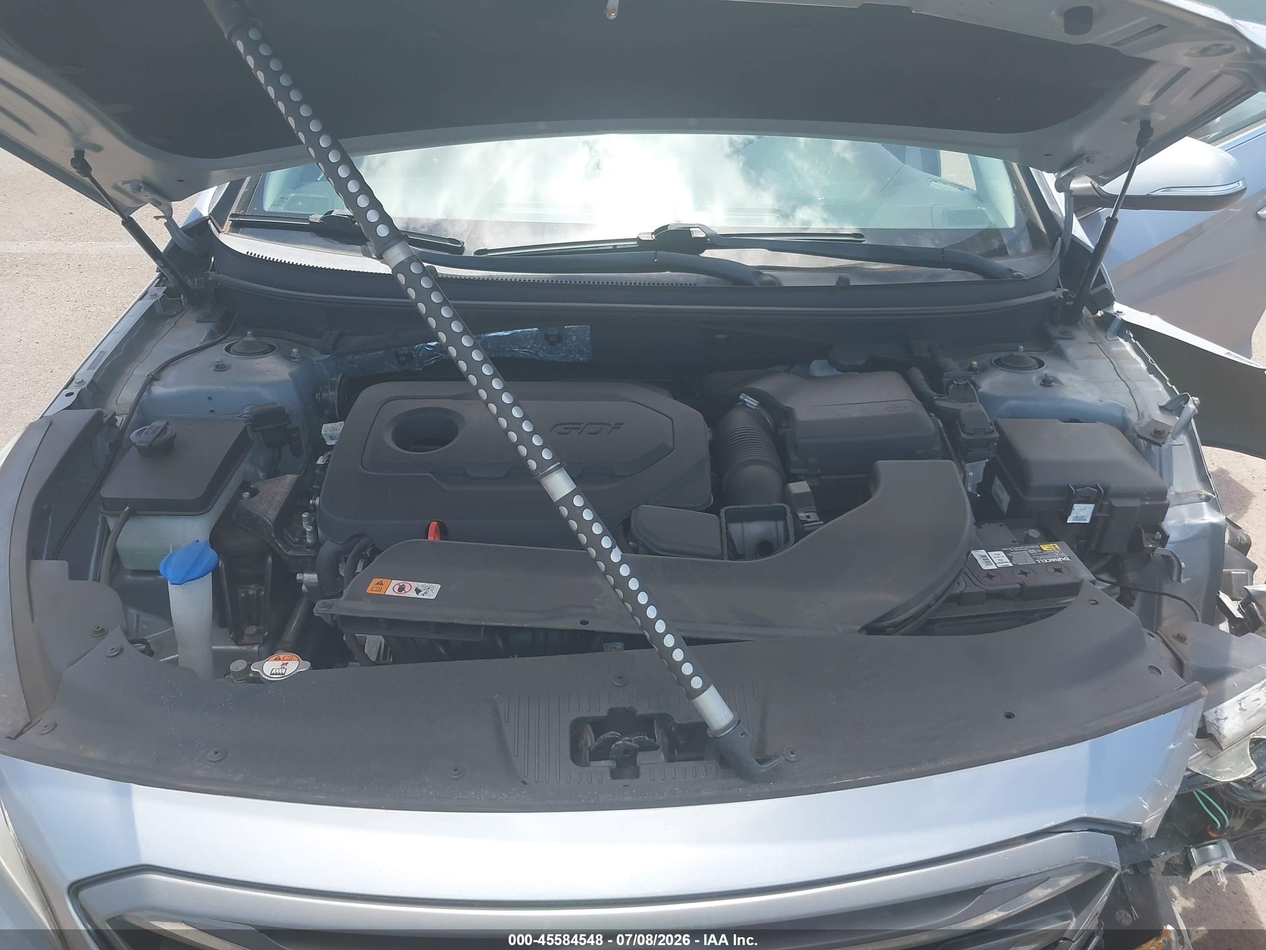 2015 Hyundai Sonata Sport Silver vin: 5NPE34AF2FH177393