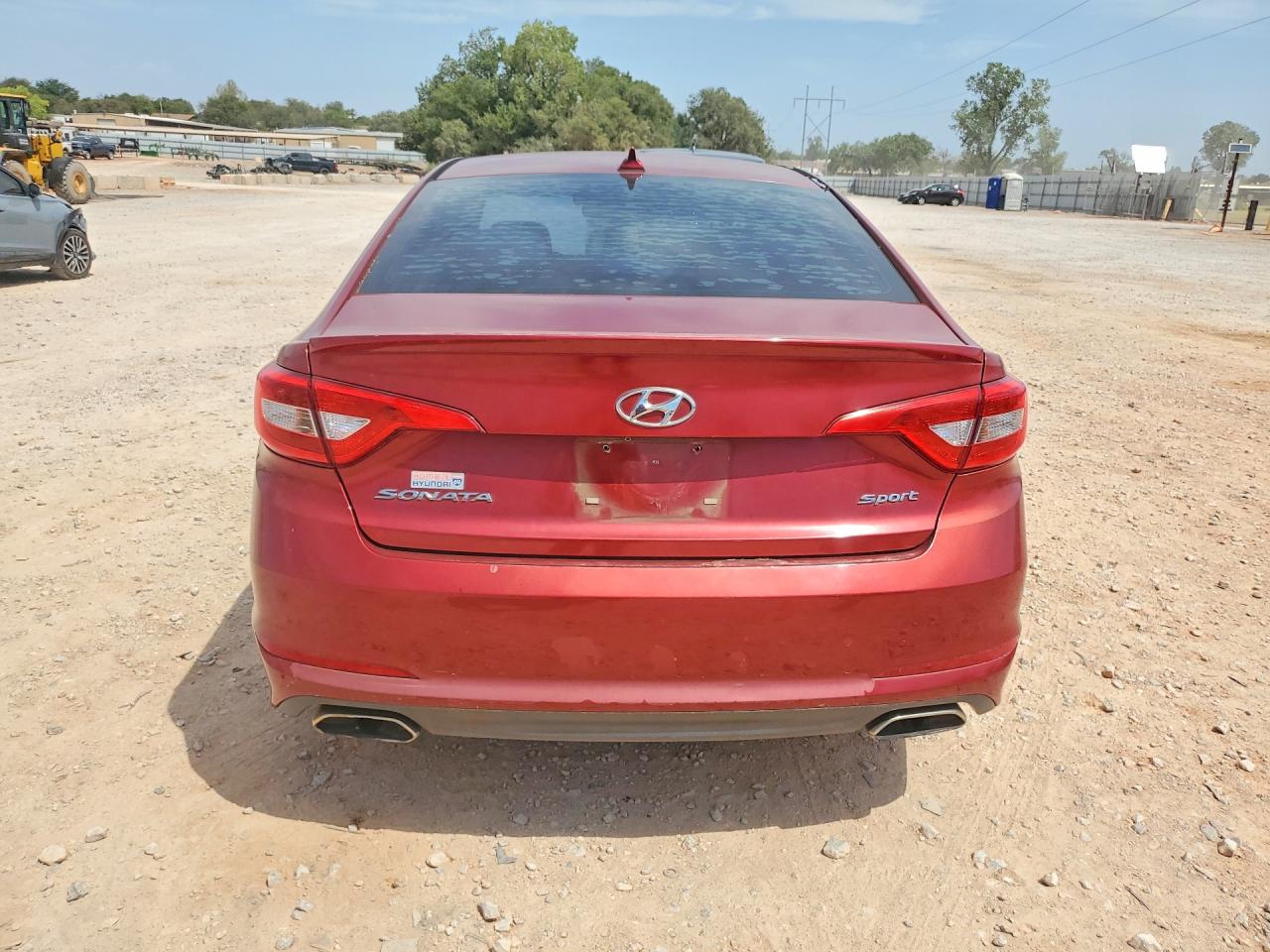2015 Hyundai Sonata Sport Red vin: 5NPE34AF2FH201370