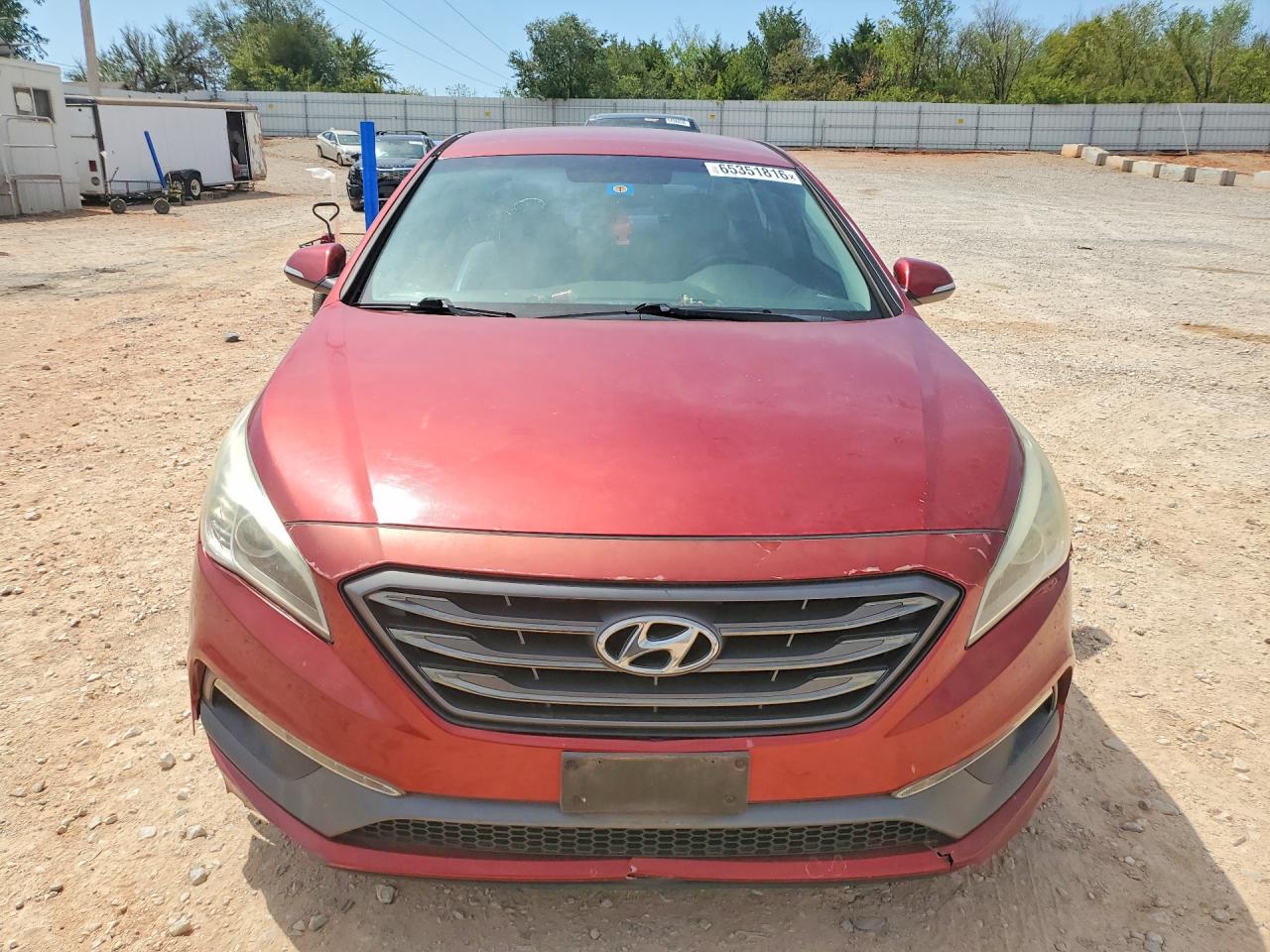 2015 Hyundai Sonata Sport Red vin: 5NPE34AF2FH201370