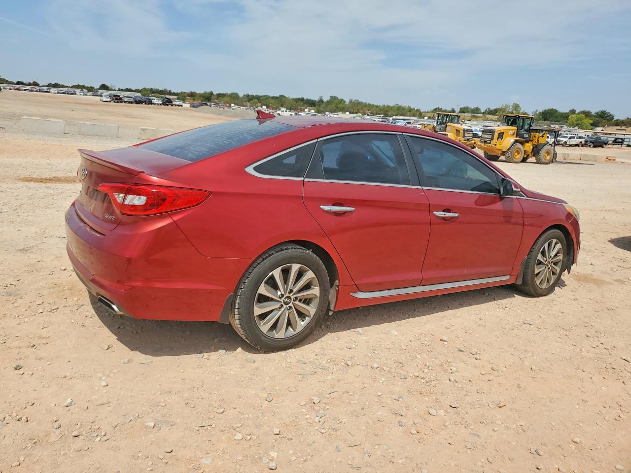 2015 Hyundai Sonata Sport Red vin: 5NPE34AF2FH201370