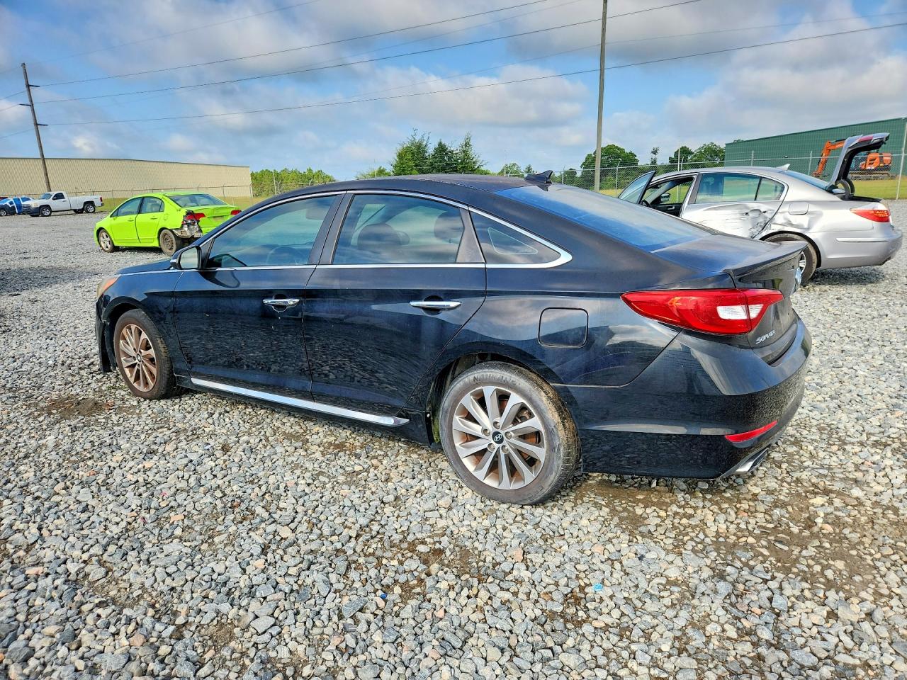 2015 Hyundai Sonata Sport Black vin: 5NPE34AF2FH203474