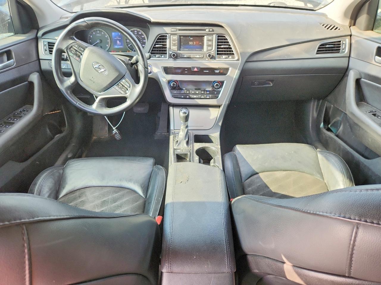 2015 Hyundai Sonata Sport Black vin: 5NPE34AF2FH203474