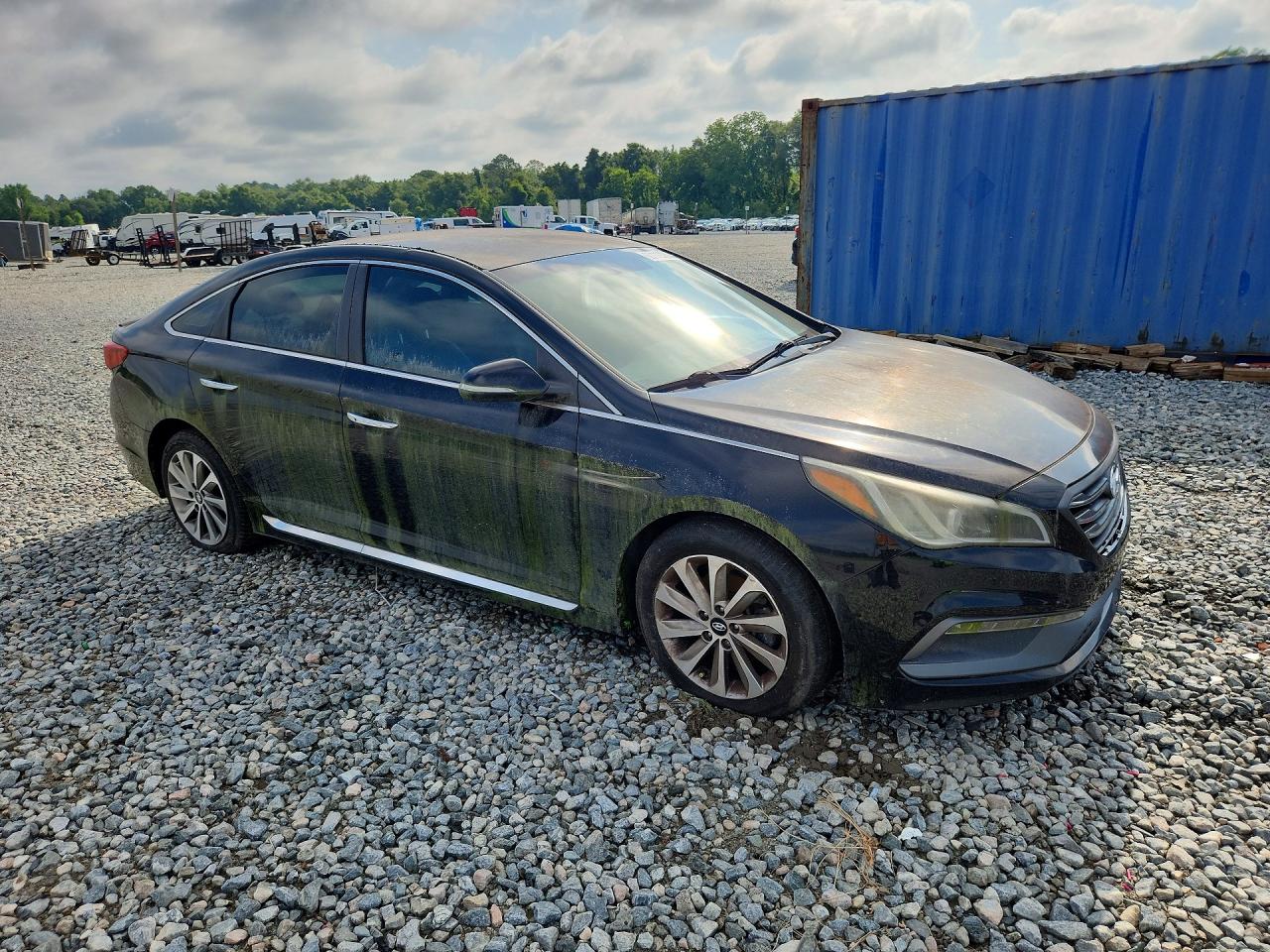 2015 Hyundai Sonata Sport Black vin: 5NPE34AF2FH203474
