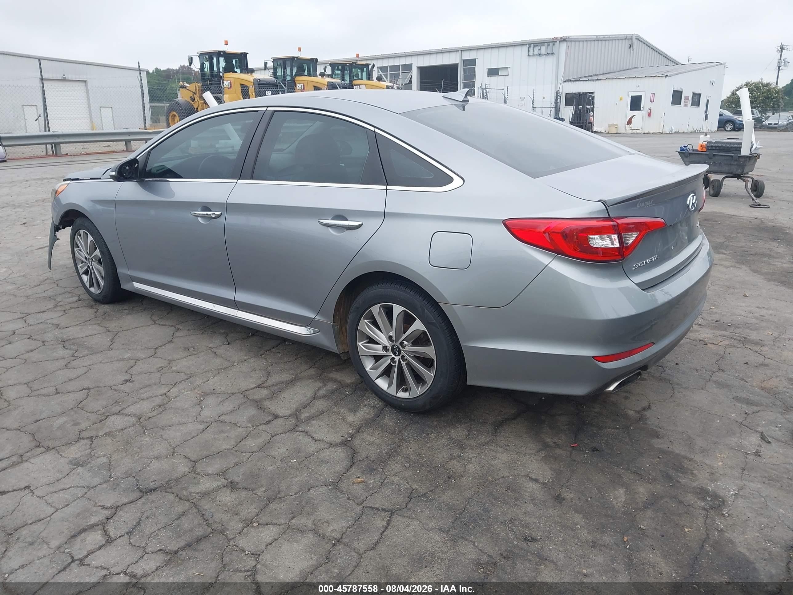 2015 Hyundai Sonata Sport Gray vin: 5NPE34AF2FH213440