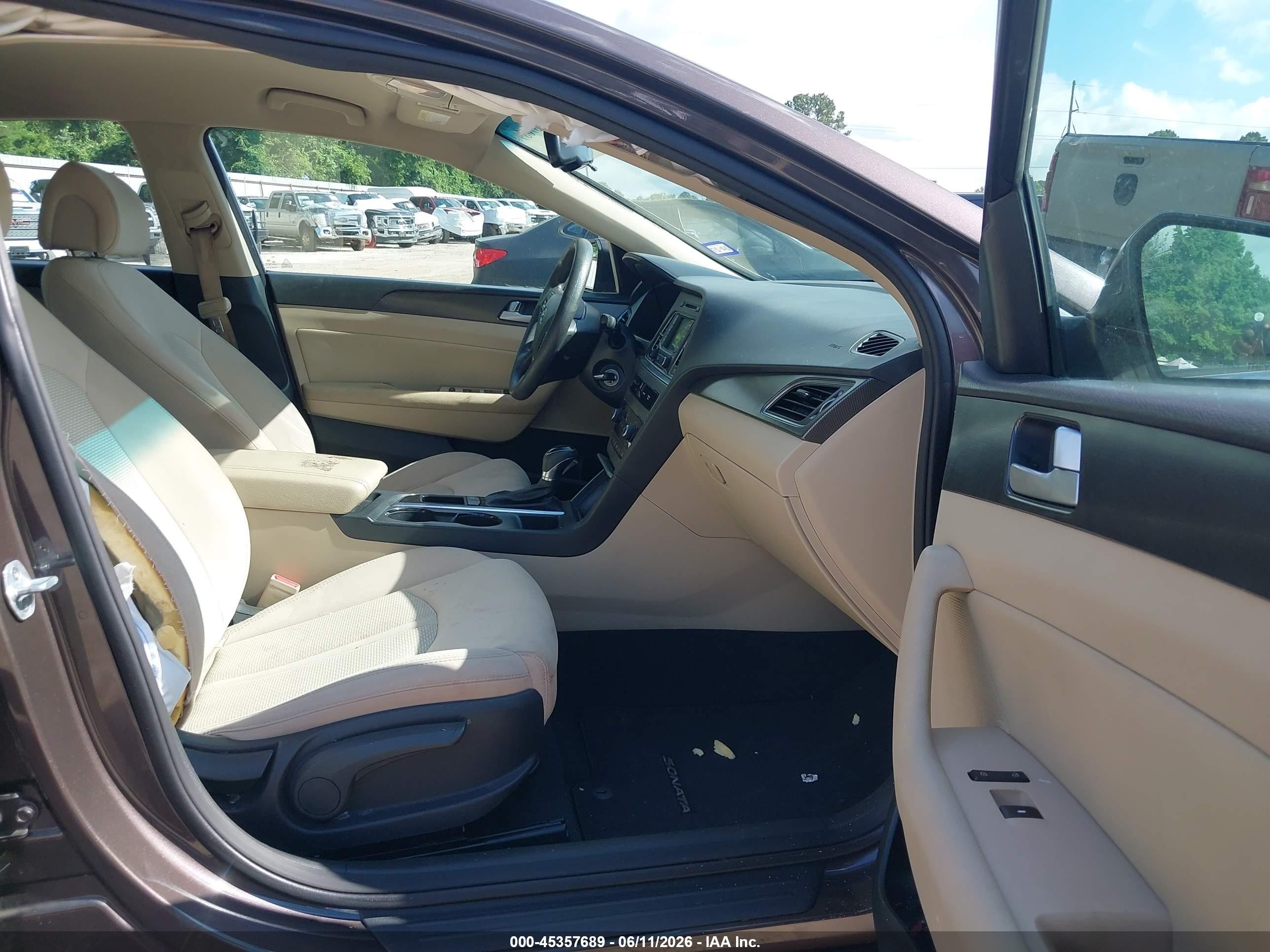 2015 Hyundai Sonata Sport Brown vin: 5NPE34AF2FH213809