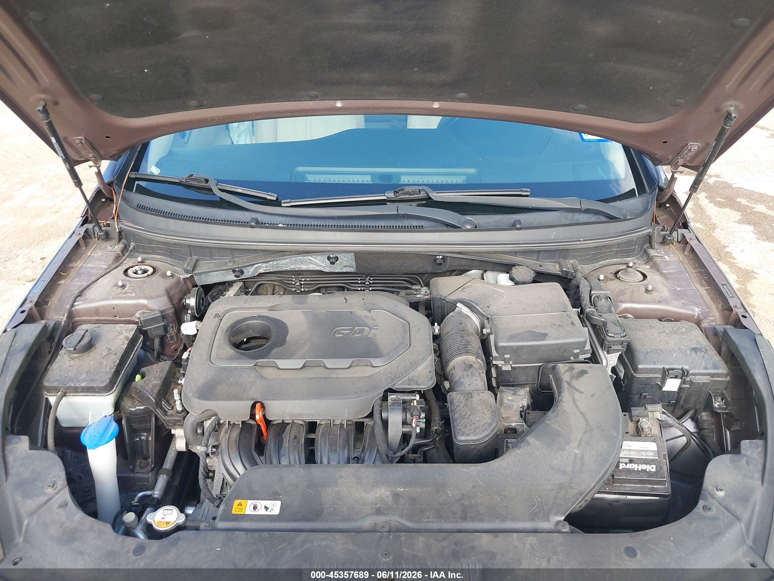 2015 Hyundai Sonata Sport Brown vin: 5NPE34AF2FH213809