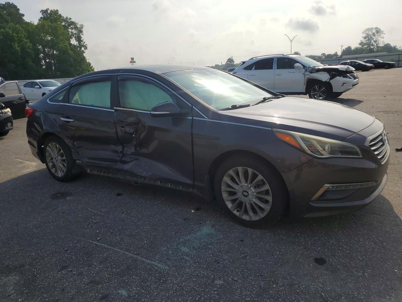 2015 Hyundai Sonata Limited Gray vin: 5NPE34AF2FH227838