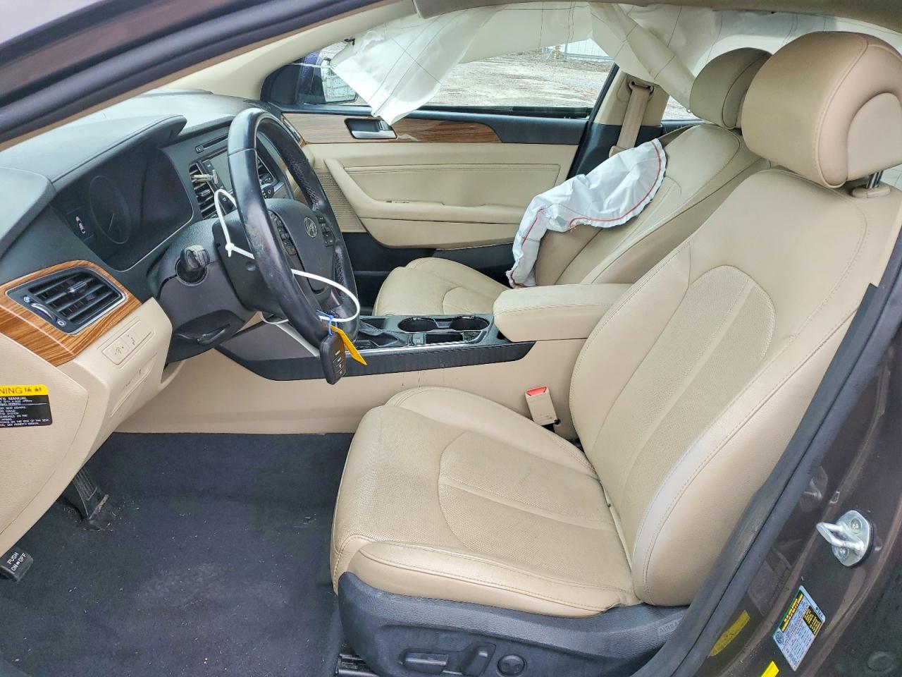 2015 Hyundai Sonata Limited Gray vin: 5NPE34AF2FH227838