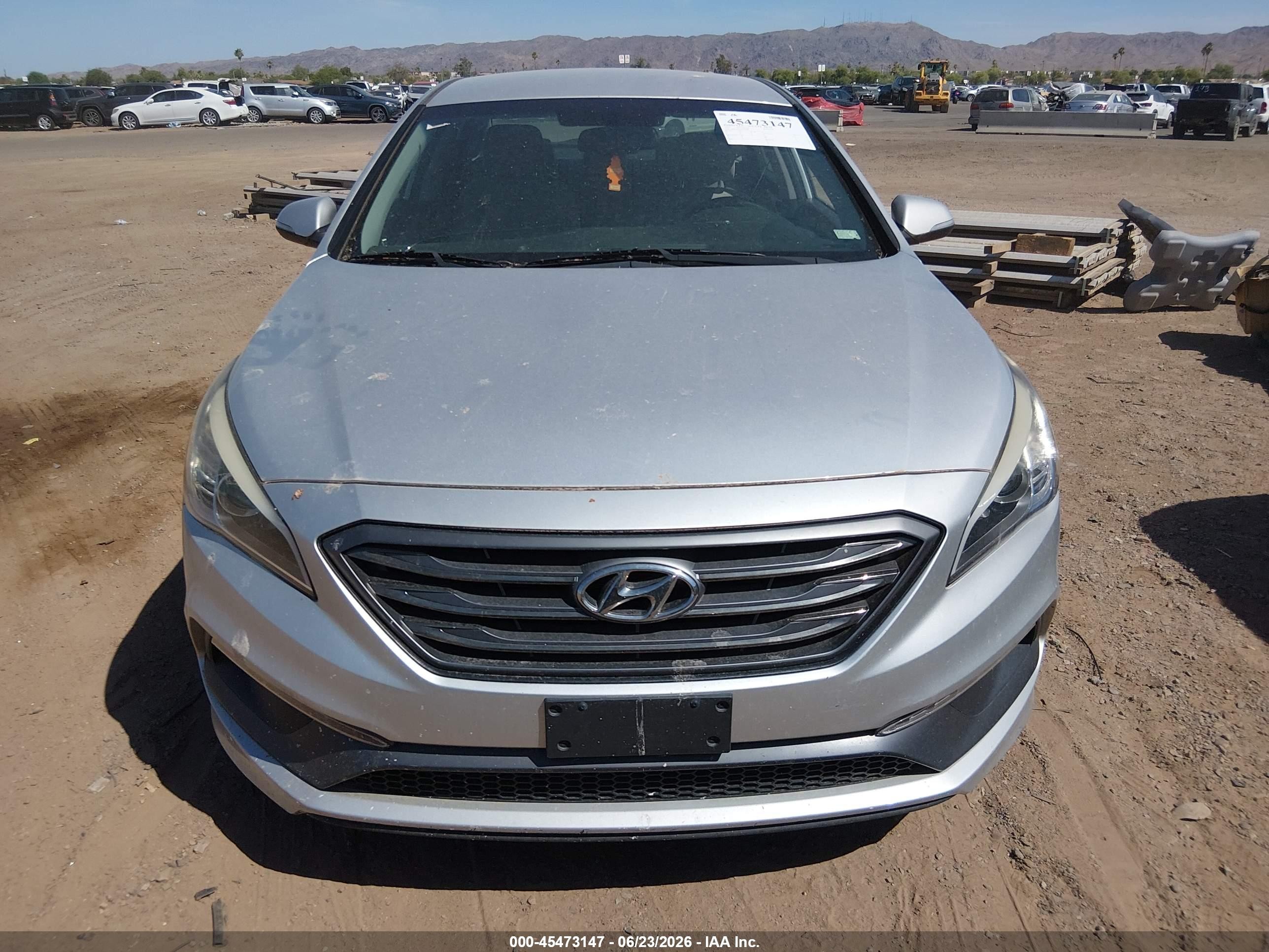 2015 Hyundai Sonata Sport Silver vin: 5NPE34AF2FH229086