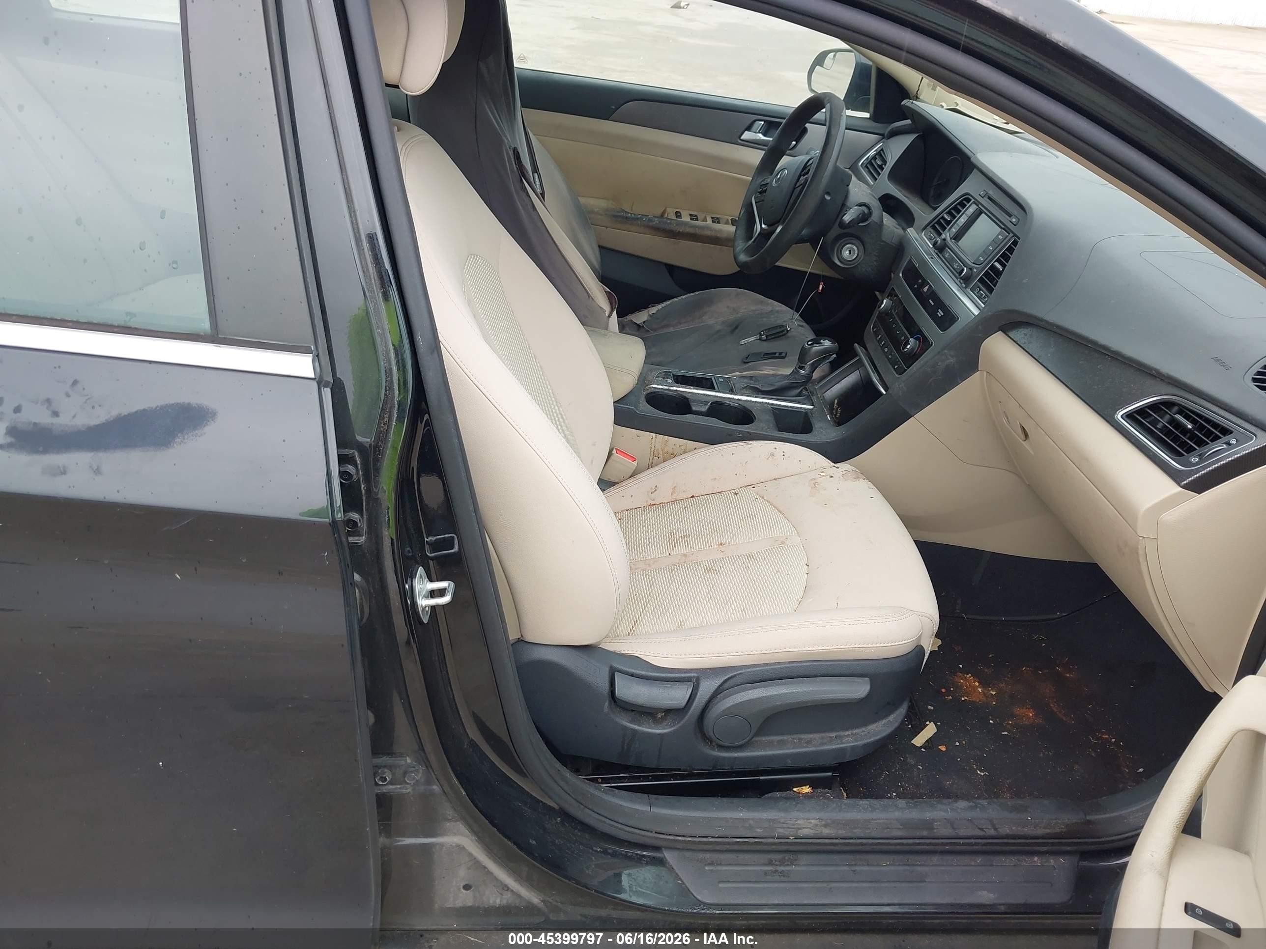 2015 Hyundai Sonata Sport Black vin: 5NPE34AF2FH234305