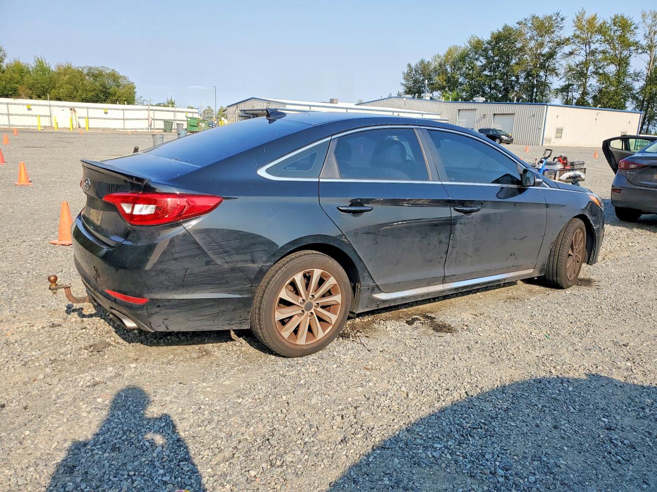 2015 Hyundai Sonata Sport Black vin: 5NPE34AF2FH235311