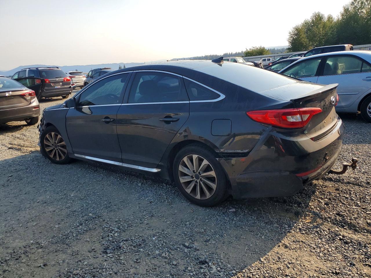 2015 Hyundai Sonata Sport Black vin: 5NPE34AF2FH235311