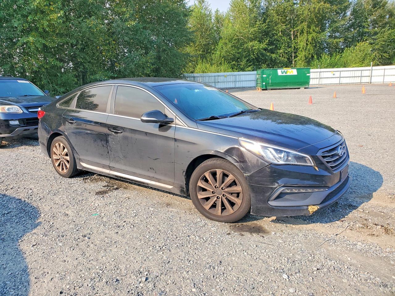 2015 Hyundai Sonata Sport Black vin: 5NPE34AF2FH235311