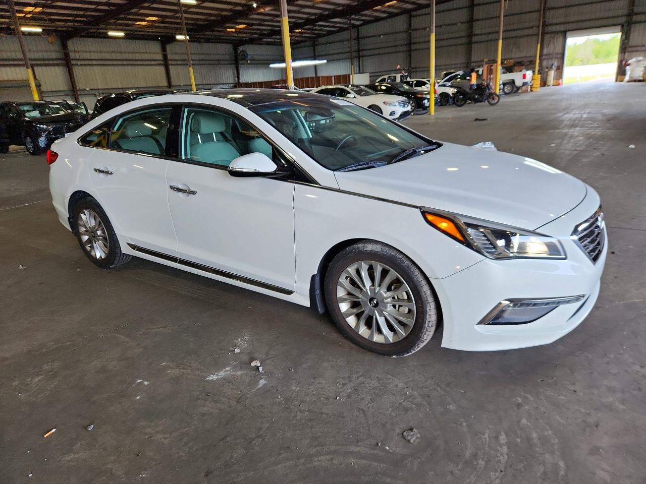 2015 Hyundai Sonata Limited White vin: 5NPE34AF2FH240539