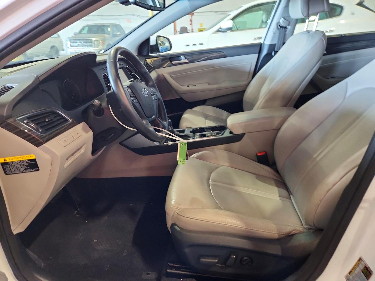 2015 Hyundai Sonata Limited White vin: 5NPE34AF2FH240539