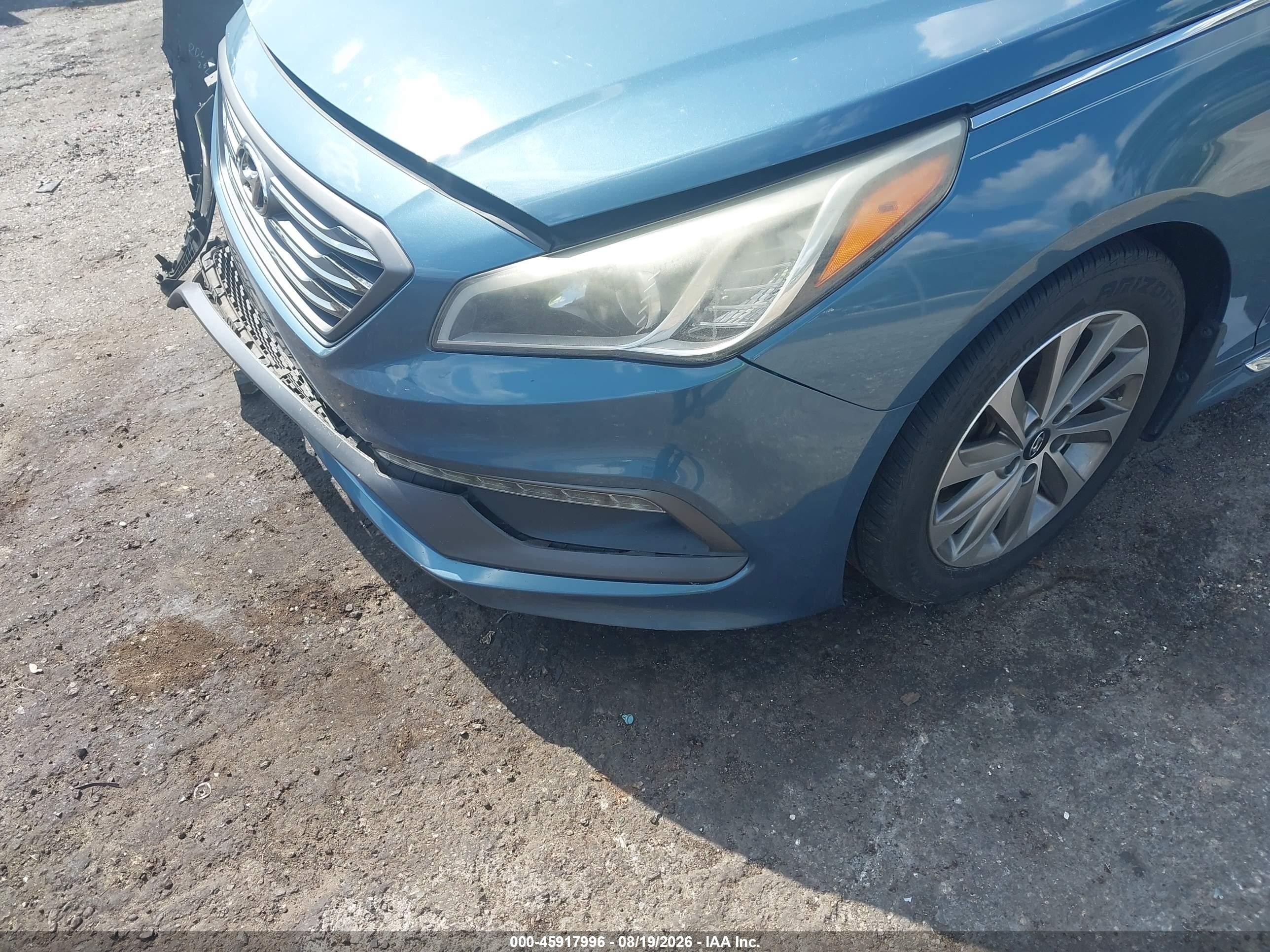 2015 Hyundai Sonata Sport Синий vin: 5NPE34AF2FH241190