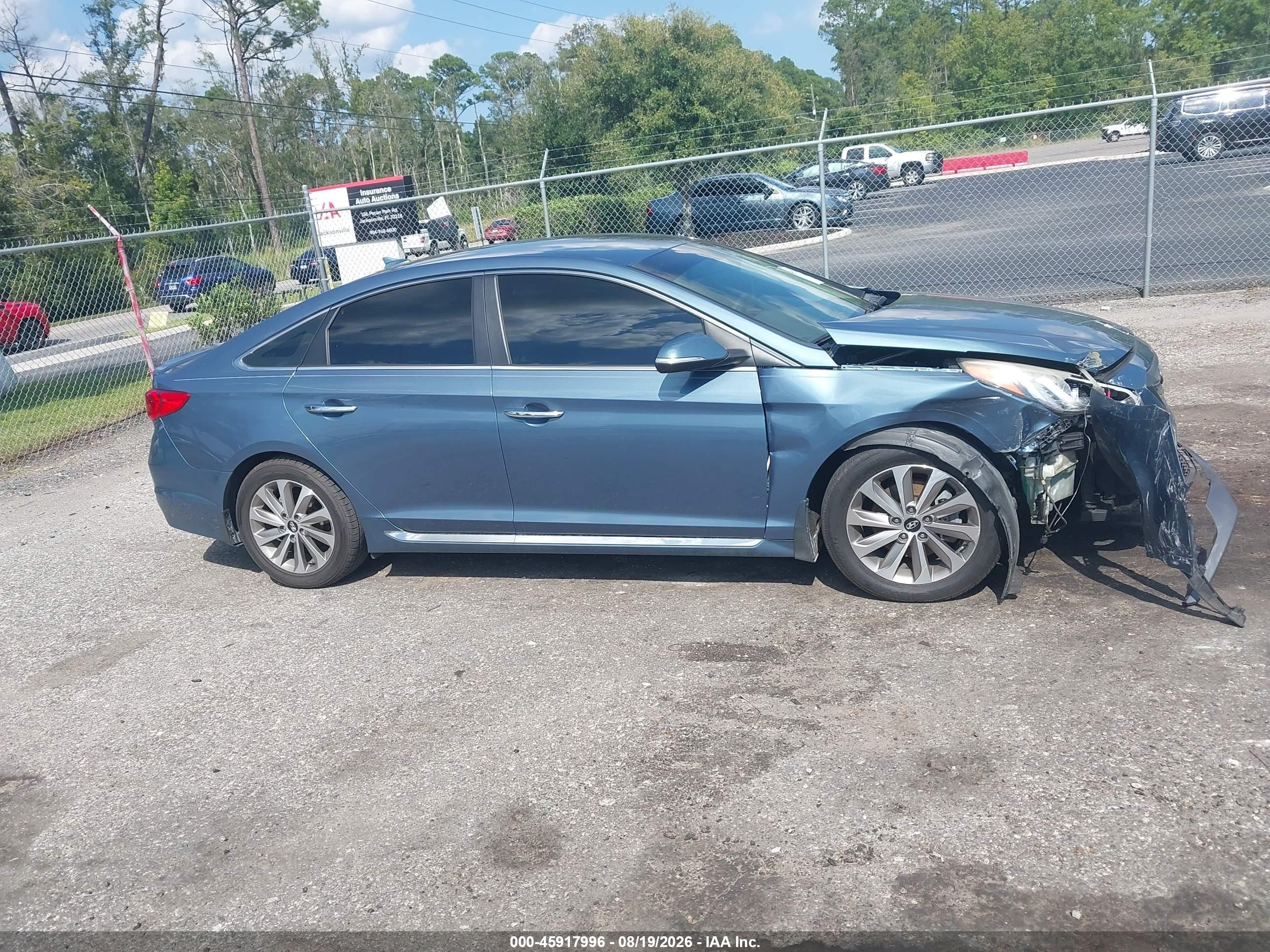 2015 Hyundai Sonata Sport Синий vin: 5NPE34AF2FH241190