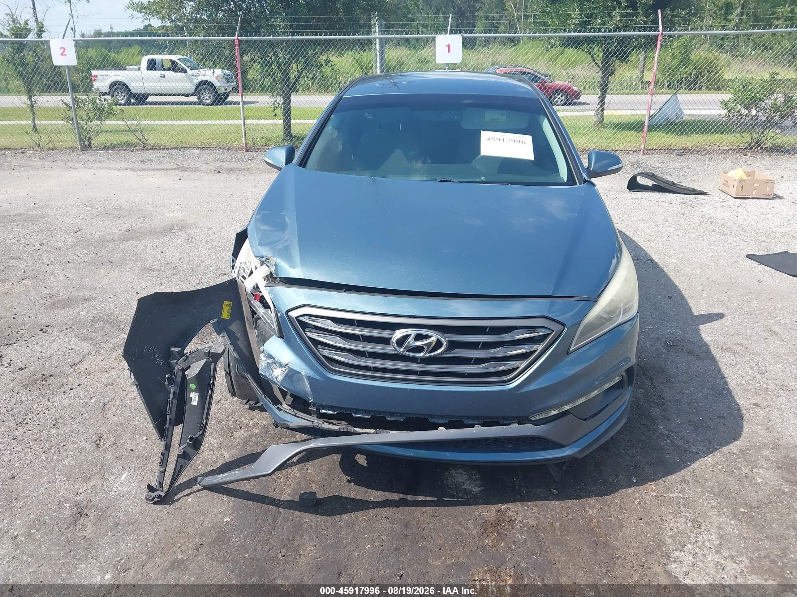 2015 Hyundai Sonata Sport Синий vin: 5NPE34AF2FH241190