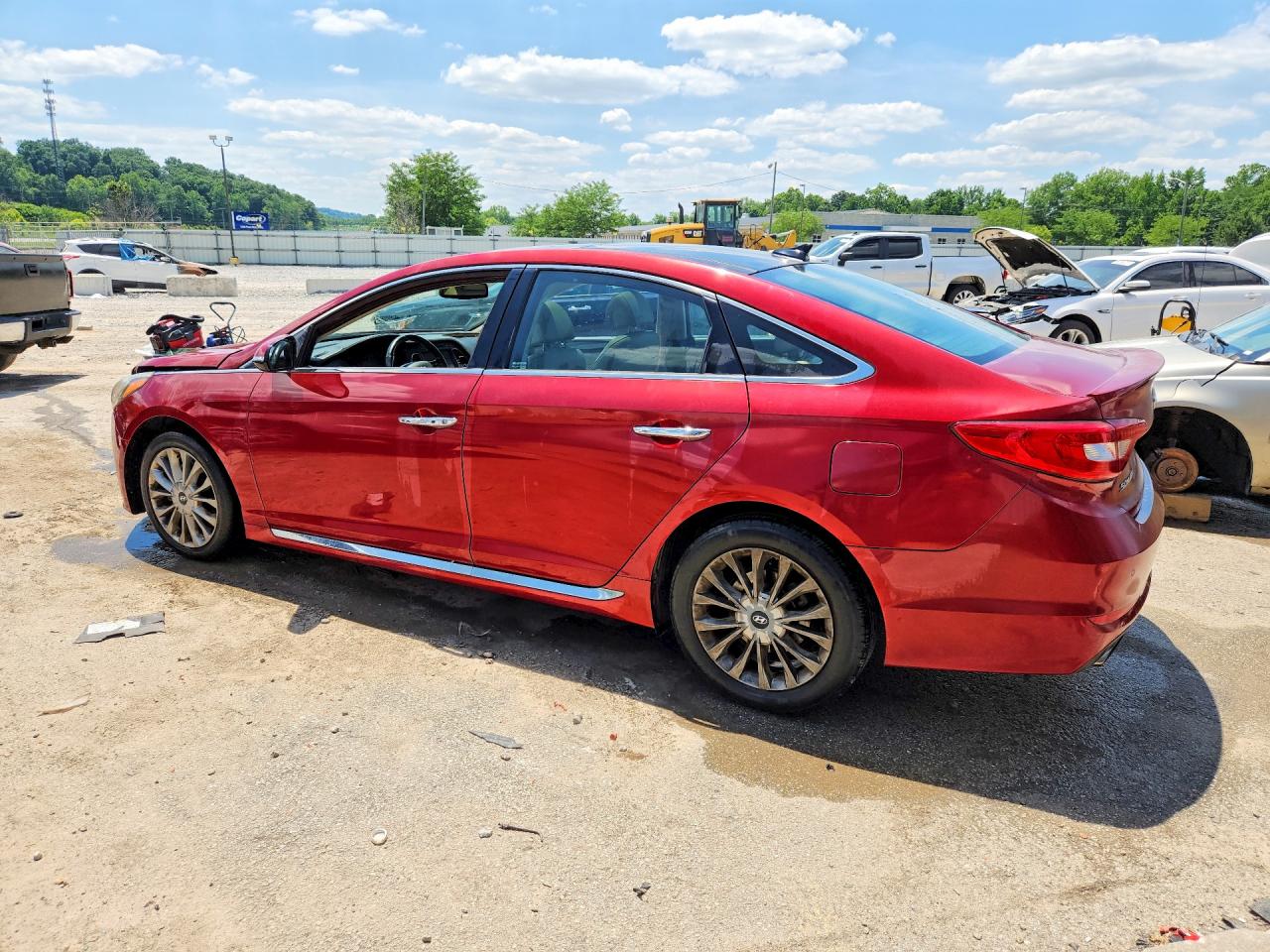 2015 Hyundai Sonata Limited Brown vin: 5NPE34AF2FH259334