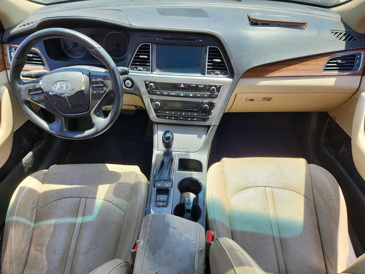 2015 Hyundai Sonata Limited Brown vin: 5NPE34AF2FH259334