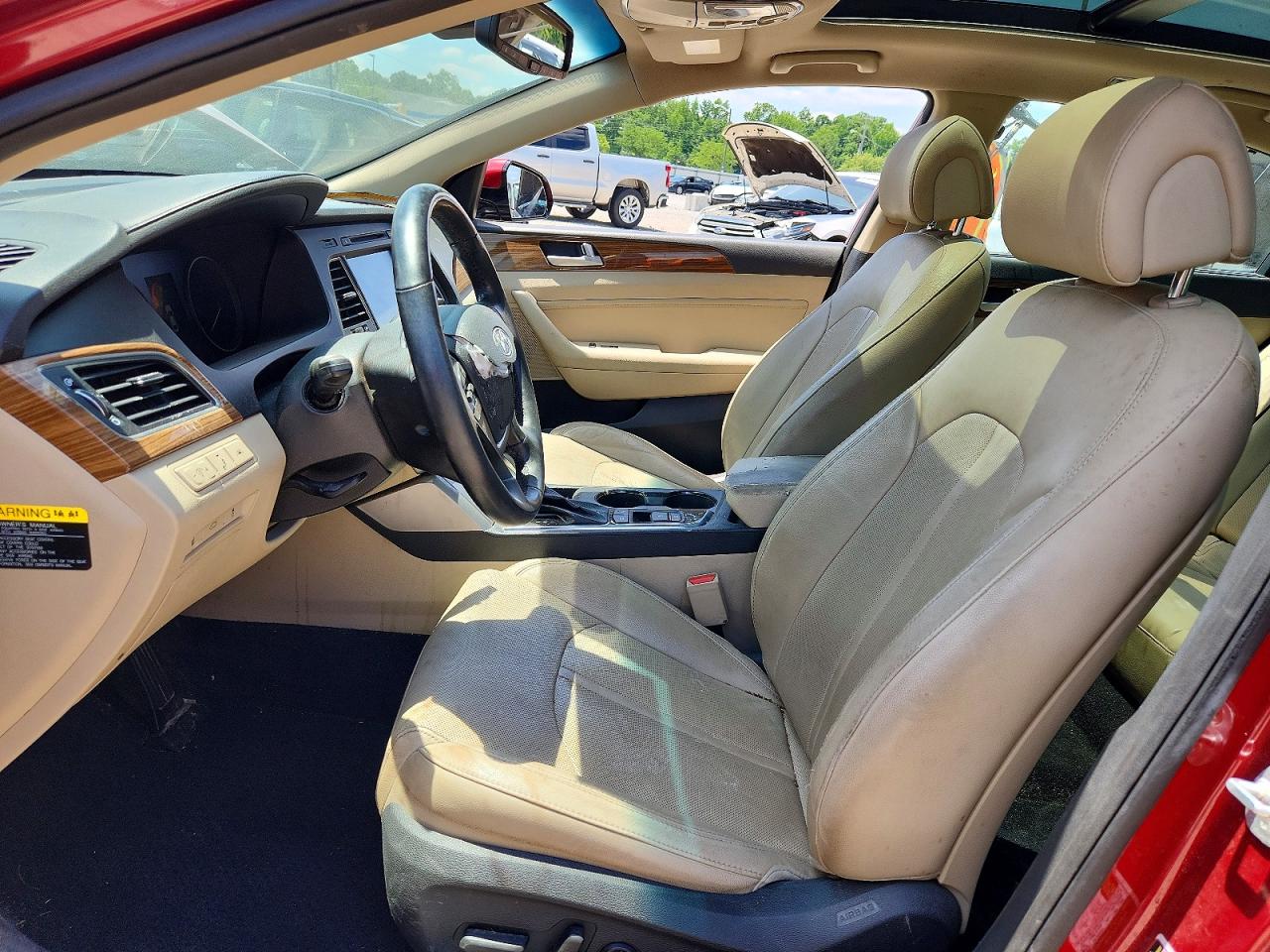 2015 Hyundai Sonata Limited Brown vin: 5NPE34AF2FH259334