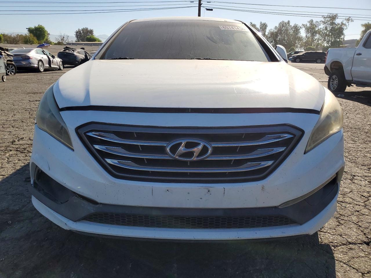 2016 Hyundai Sonata Sport White vin: 5NPE34AF2GH280072