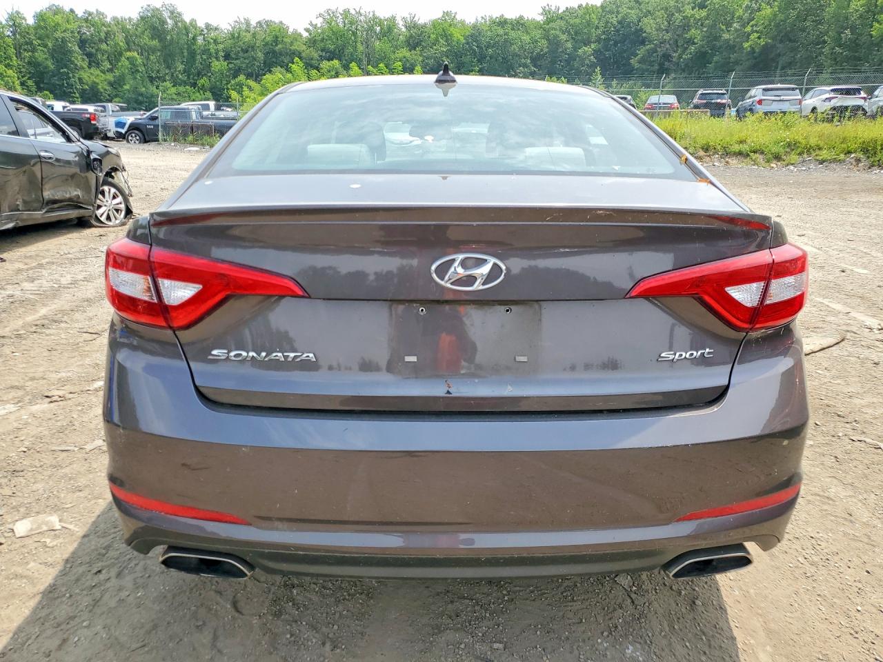 2016 Hyundai Sonata Sport Brown vin: 5NPE34AF2GH423375