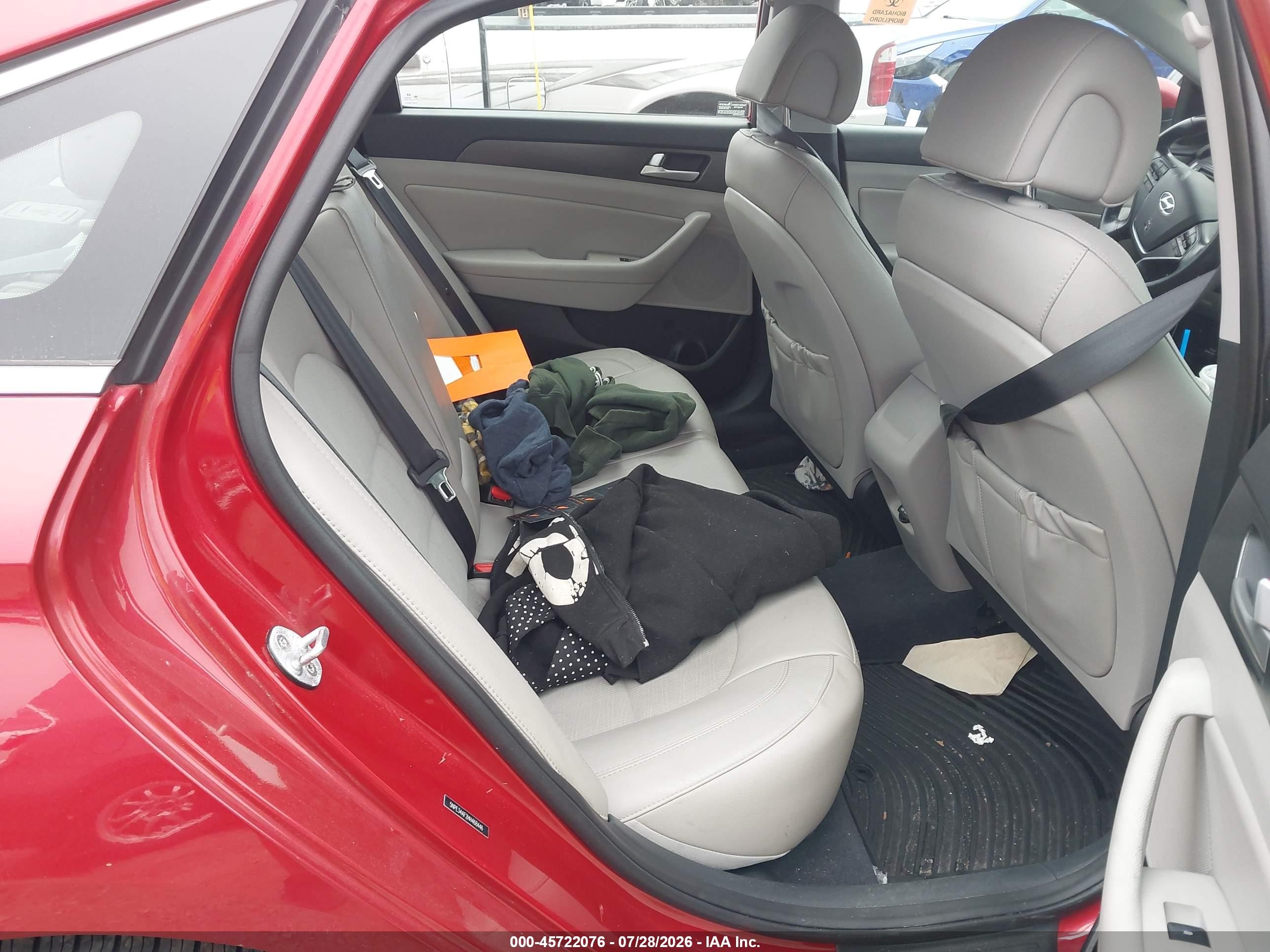 2017 Hyundai Sonata Sport Red vin: 5NPE34AF2HH468446