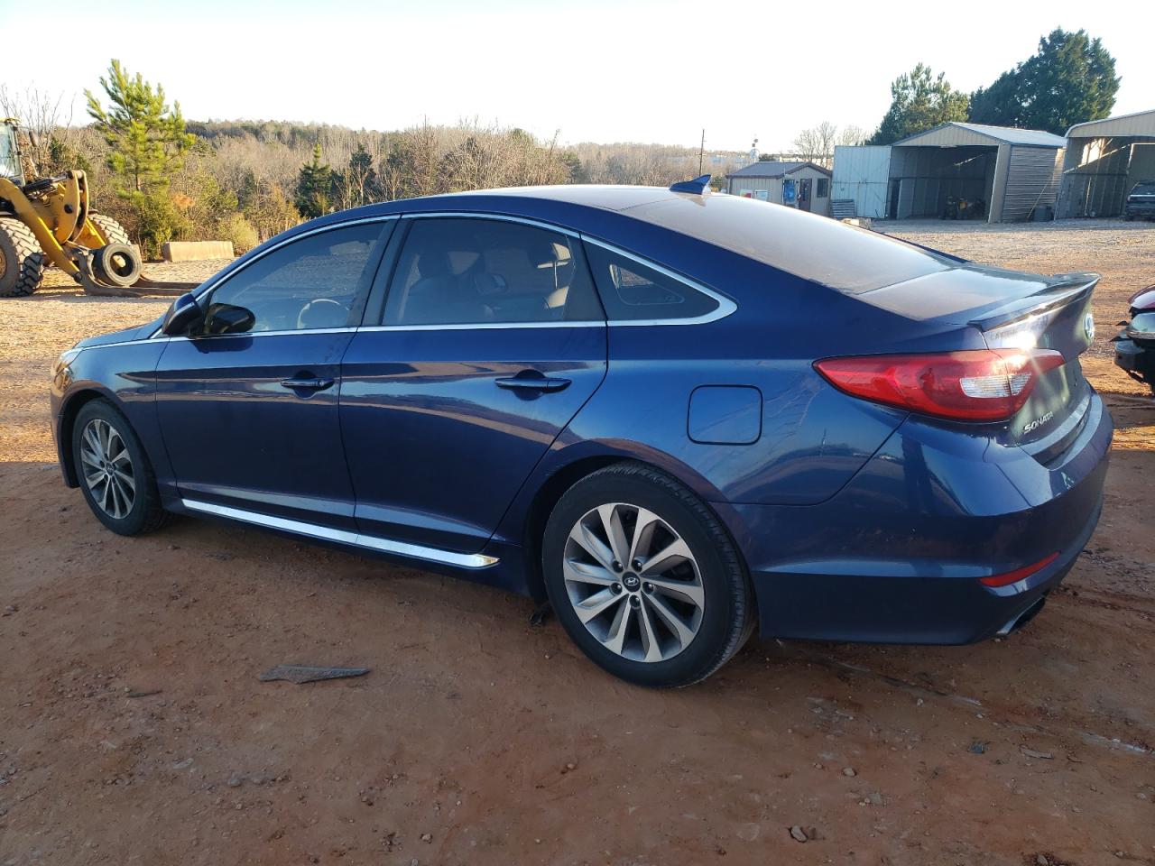 2017 Hyundai Sonata Sport Blue vin: 5NPE34AF2HH556039