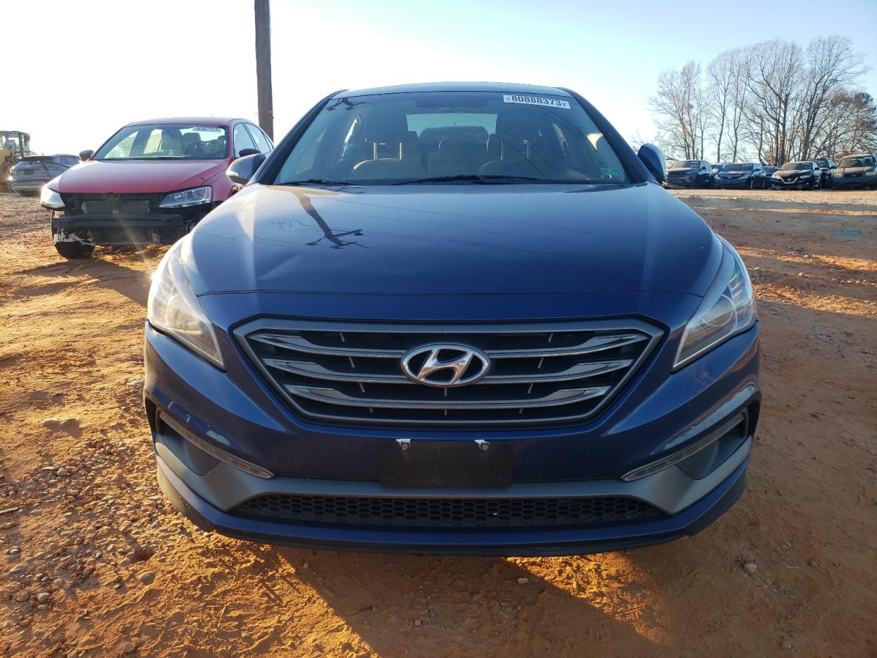 2017 Hyundai Sonata Sport Blue vin: 5NPE34AF2HH556039