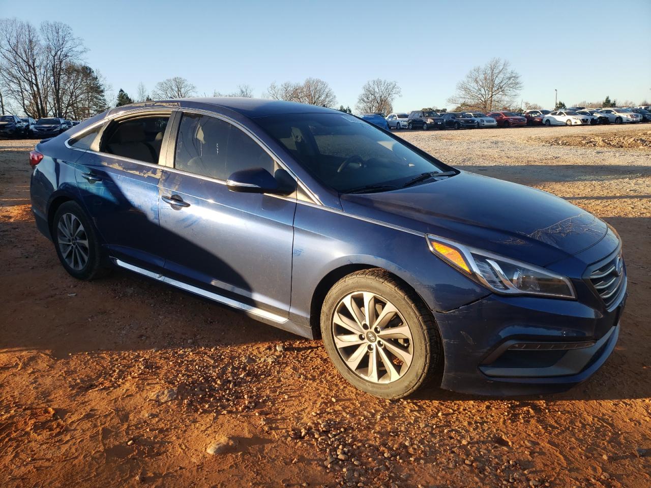 2017 Hyundai Sonata Sport Blue vin: 5NPE34AF2HH556039